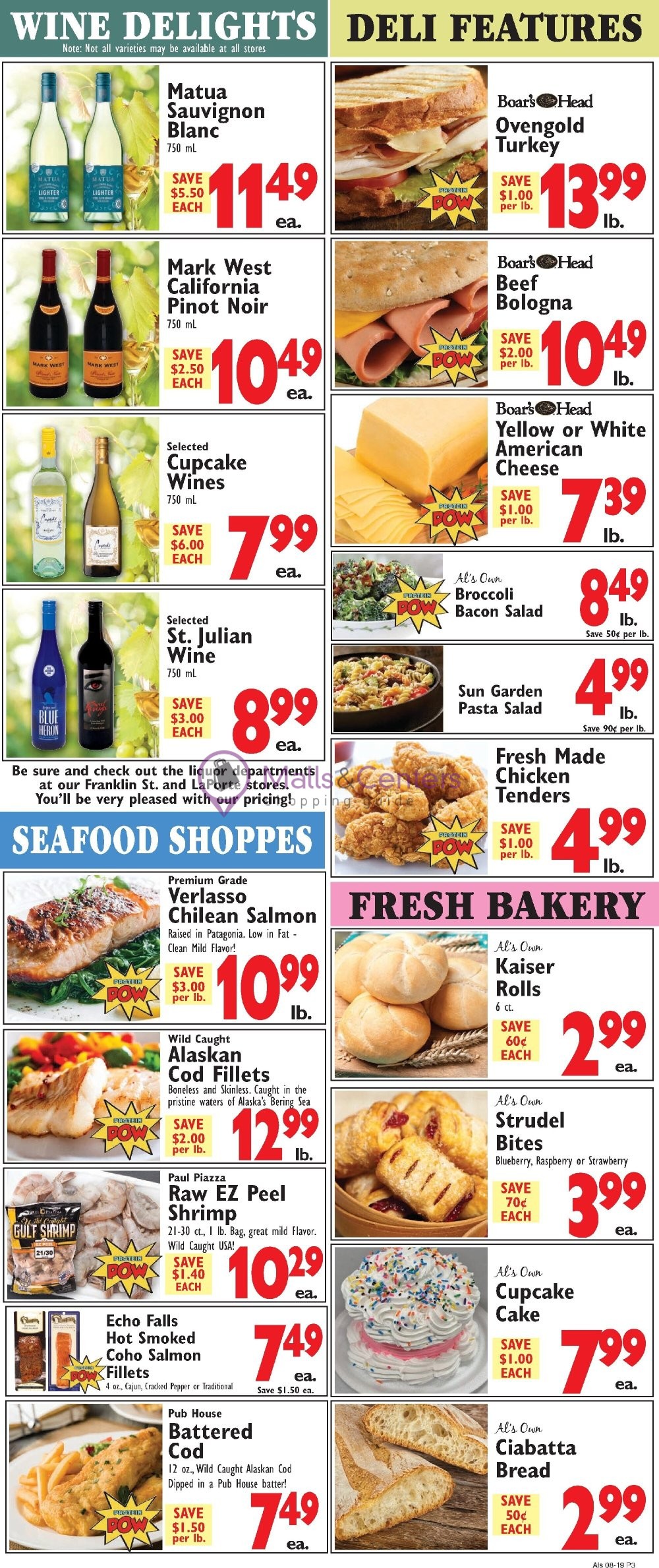 Weekly ad for Al's Supermarket valid: 08/19/2026 - 08/25/2026, page 3