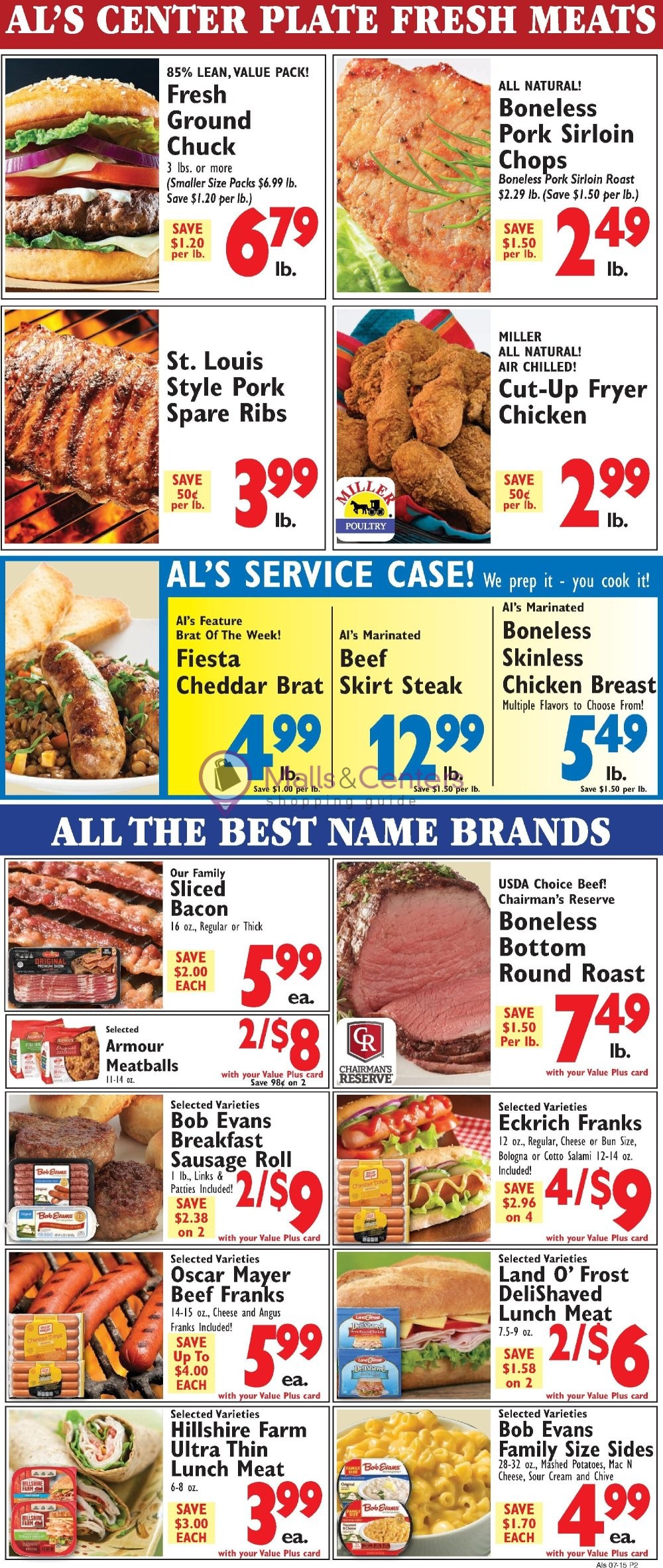 Weekly ad for Al's Supermarket valid: 07/15/2026 - 07/21/2026, page 2