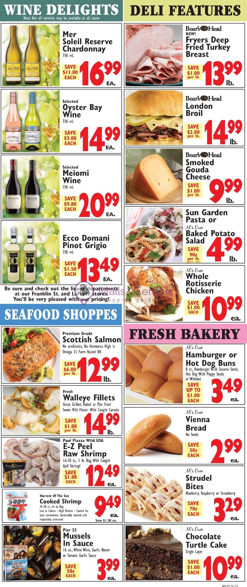 Weekly ad for Al's Supermarket valid: 07/15/2026 - 07/21/2026, page 3