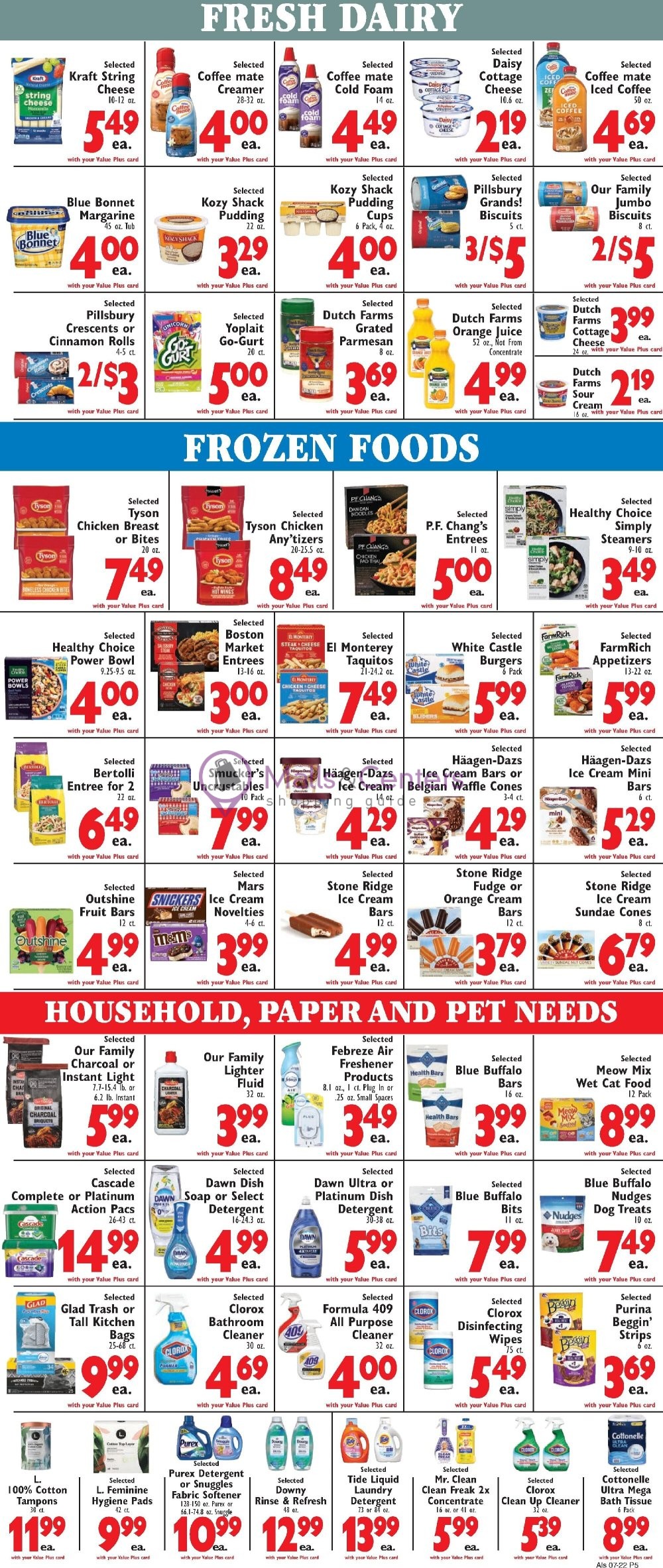 Weekly ad for Al's Supermarket valid: 07/22/2026 - 07/28/2026, page 5
