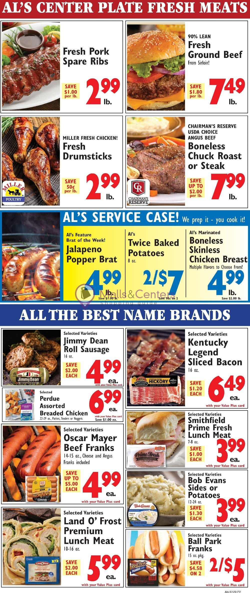 Weekly ad for Al's Supermarket valid: 07/29/2026 - 08/04/2026, page 2