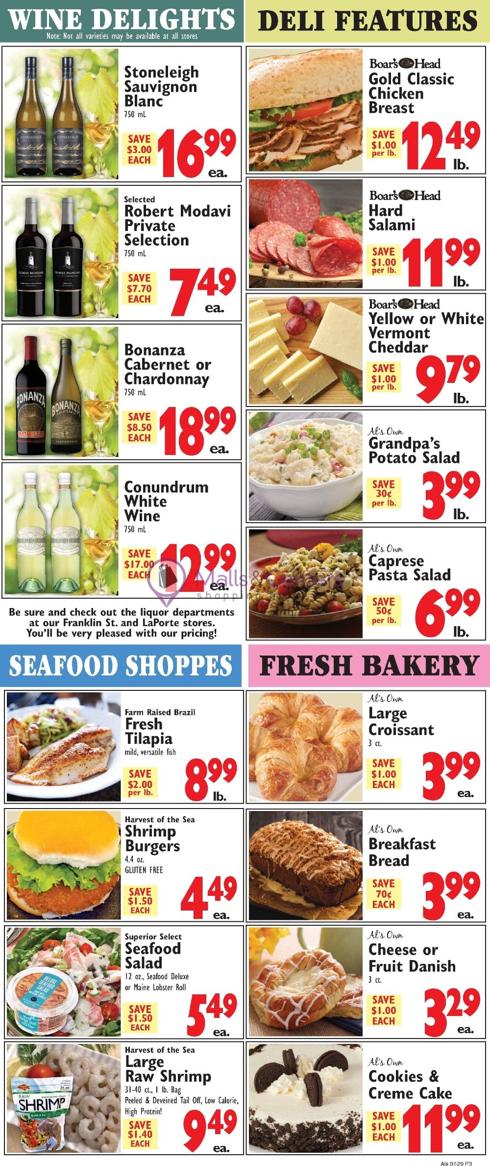 Weekly ad for Al's Supermarket valid: 07/29/2026 - 08/04/2026, page 3