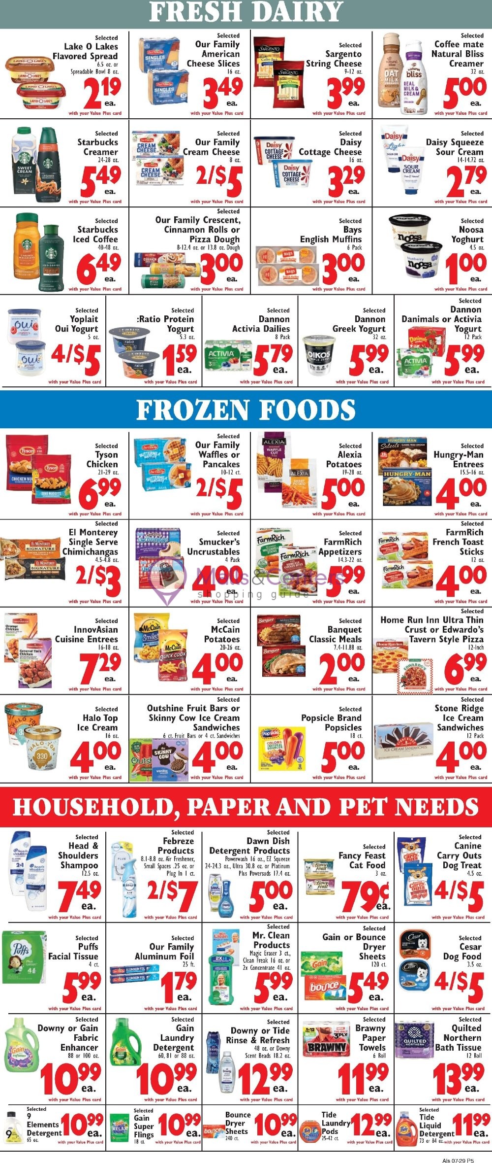Weekly ad for Al's Supermarket valid: 07/29/2026 - 08/04/2026, page 5