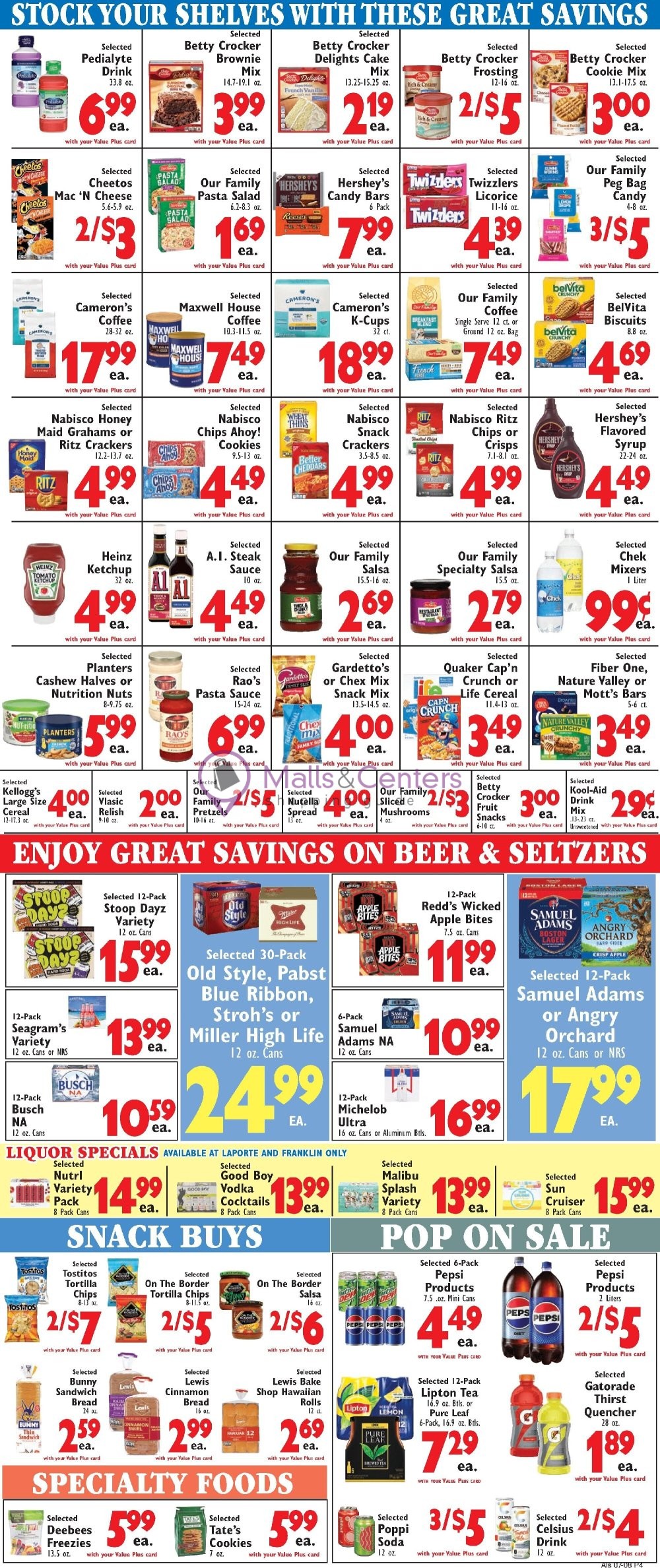 Weekly ad for Al's Supermarket valid: 07/08/2026 - 07/14/2026, page 4