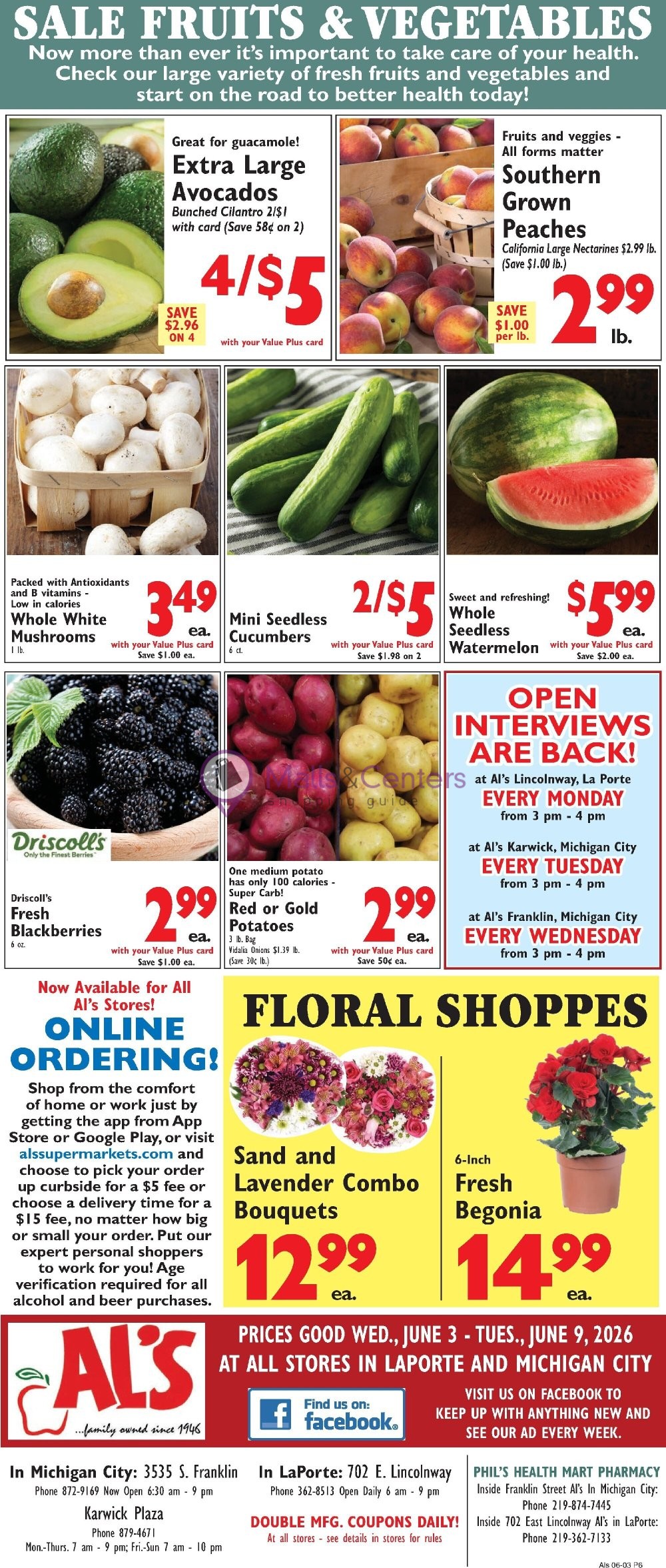 Weekly ad for Al's Supermarket valid: 06/03/2026 - 06/09/2026, page 6