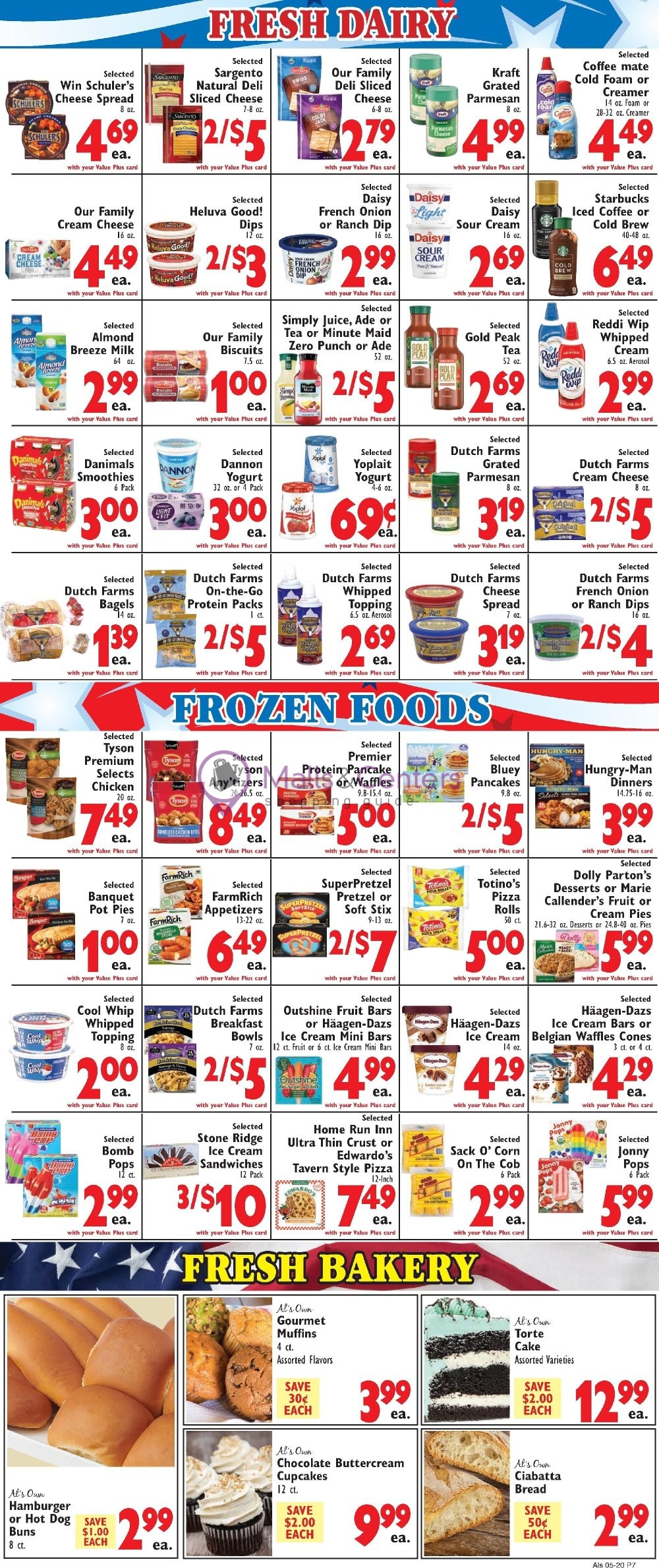 Weekly ad for Al's Supermarket valid: 05/20/2026 - 05/26/2026, page 7