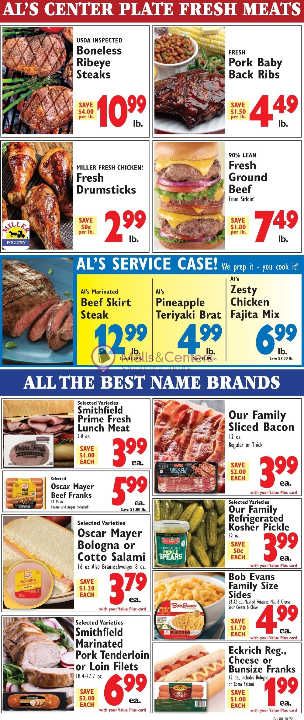 Weekly ad for Al's Supermarket valid: 09/16/2026 - 09/22/2026, page 2