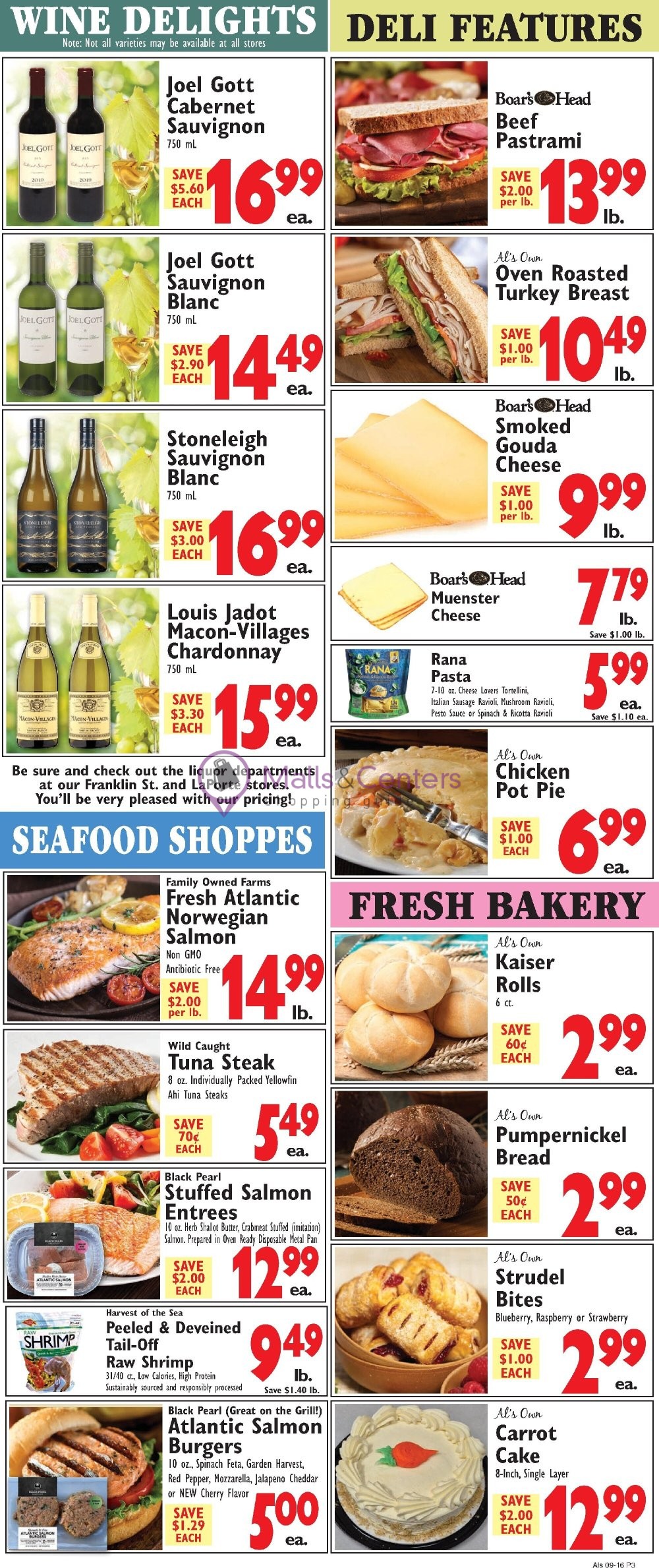 Weekly ad for Al's Supermarket valid: 09/16/2026 - 09/22/2026, page 3
