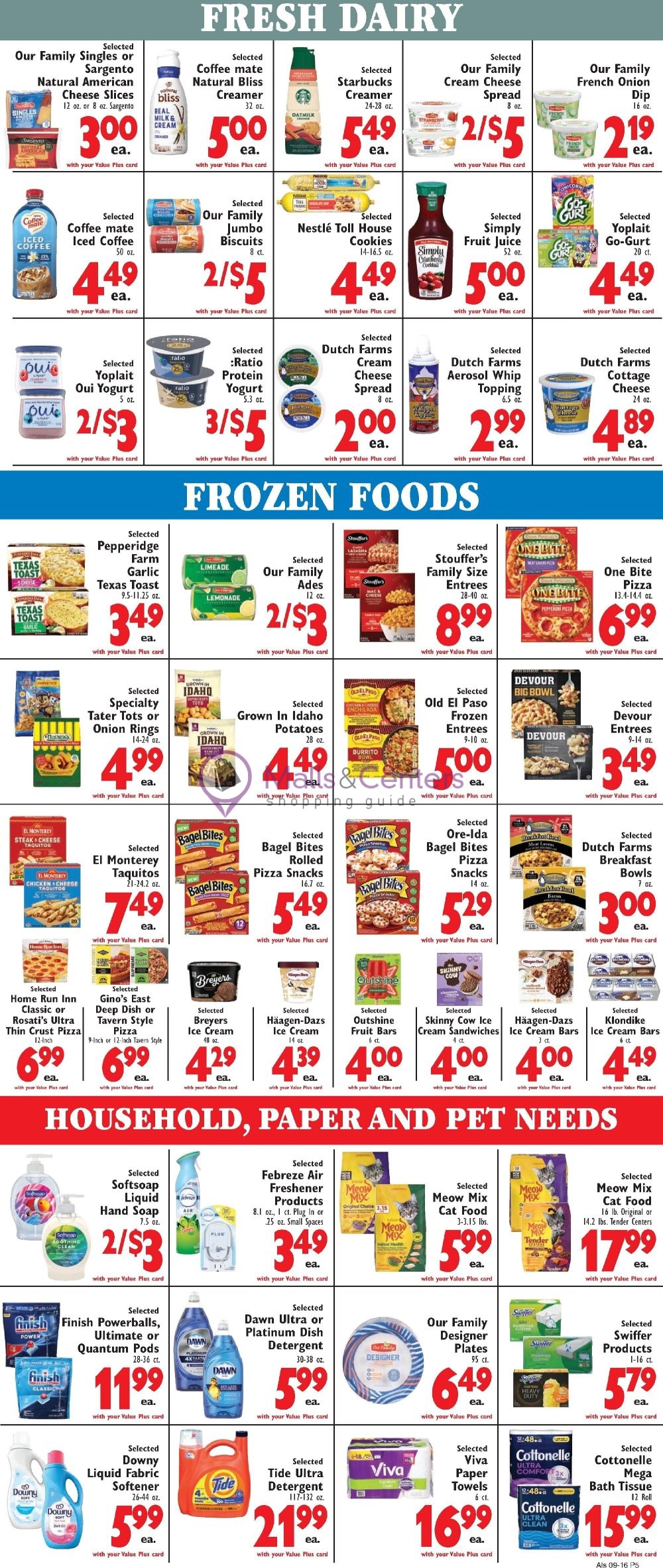 Weekly ad for Al's Supermarket valid: 09/16/2026 - 09/22/2026, page 5