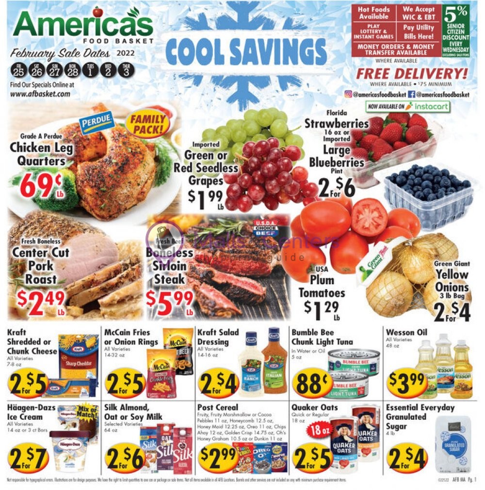 America s Food Basket Weekly Ad Valid From 02 25 2022 To 03 03 2022 