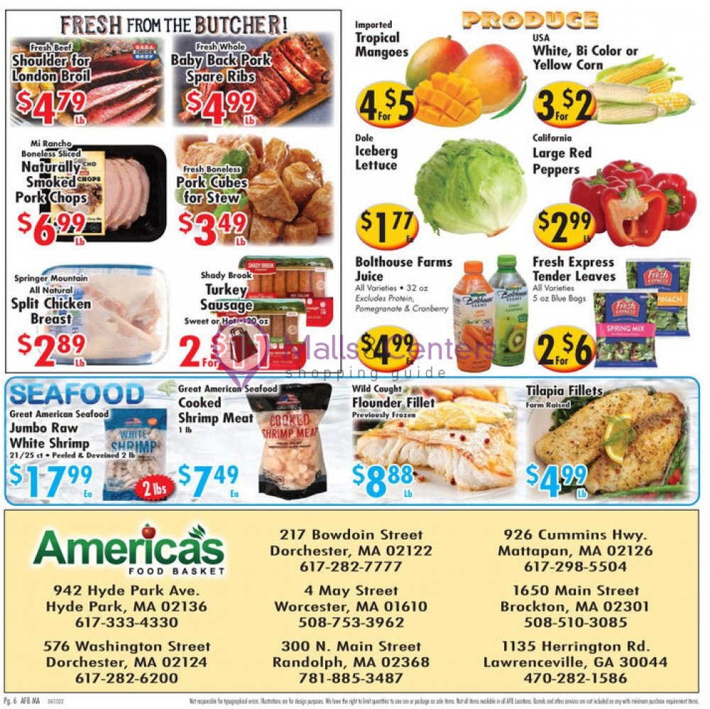 America s Food Basket Weekly Ad Valid From 06 10 2022 To 06 16 2022 