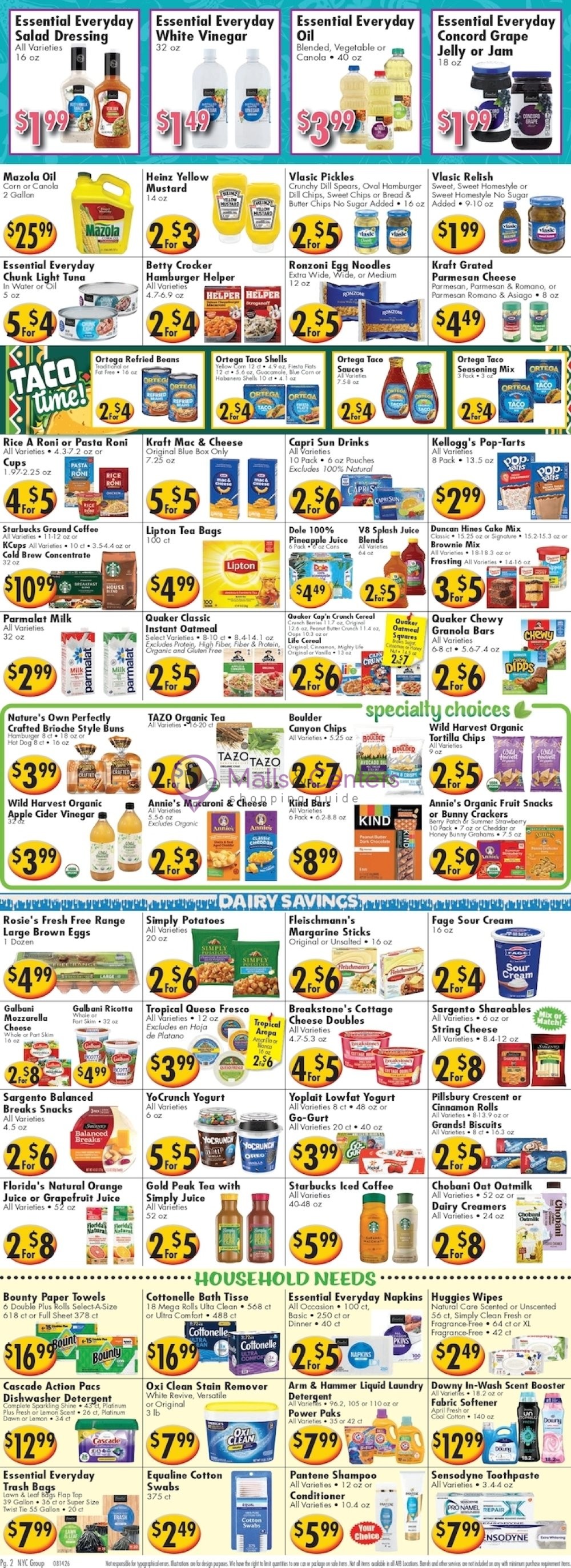 Weekly ad for America's Food Basket valid: 08/14/2026 - 08/20/2026, page 2