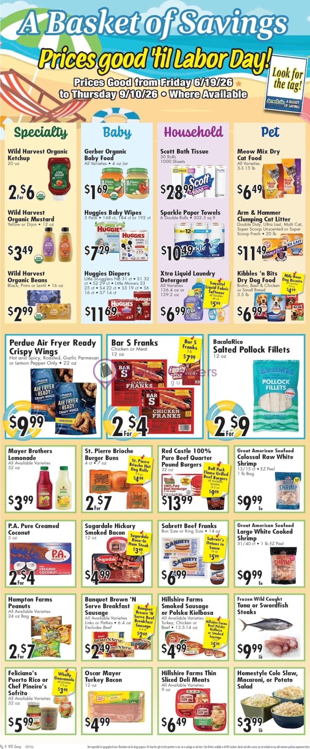 Weekly ad for America's Food Basket valid: 08/14/2026 - 08/20/2026, page 4