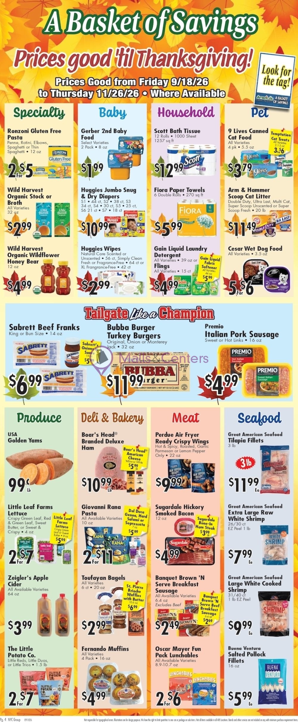 Weekly ad for America's Food Basket valid: 09/18/2026 - 09/24/2026, page 4