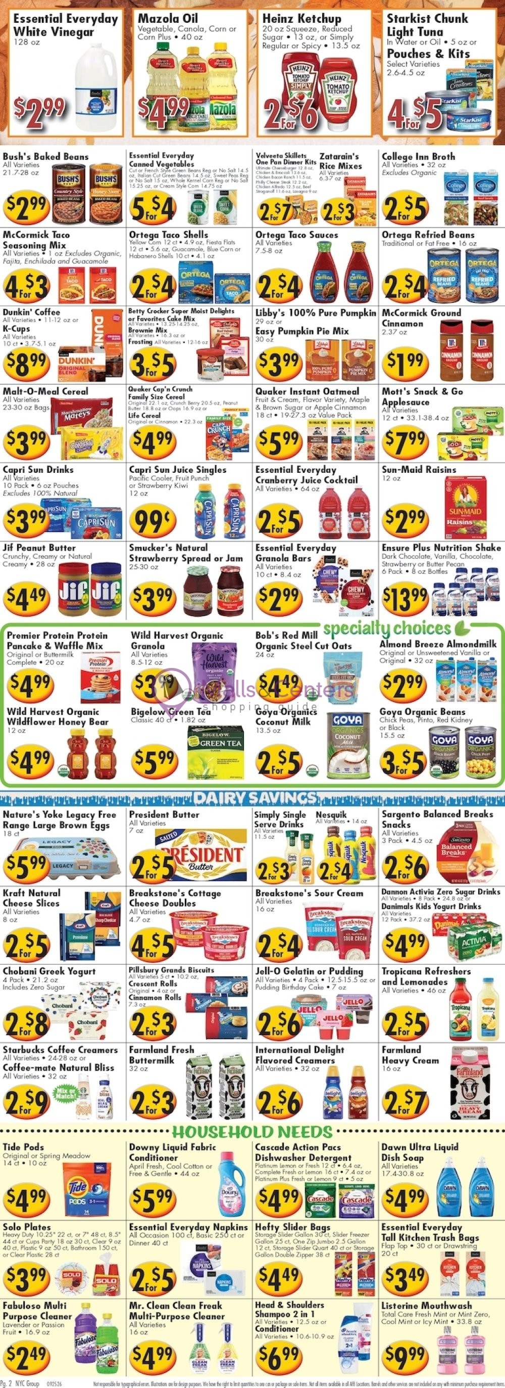 Weekly ad for America's Food Basket valid: 09/23/2026 - 09/29/2026, page 2
