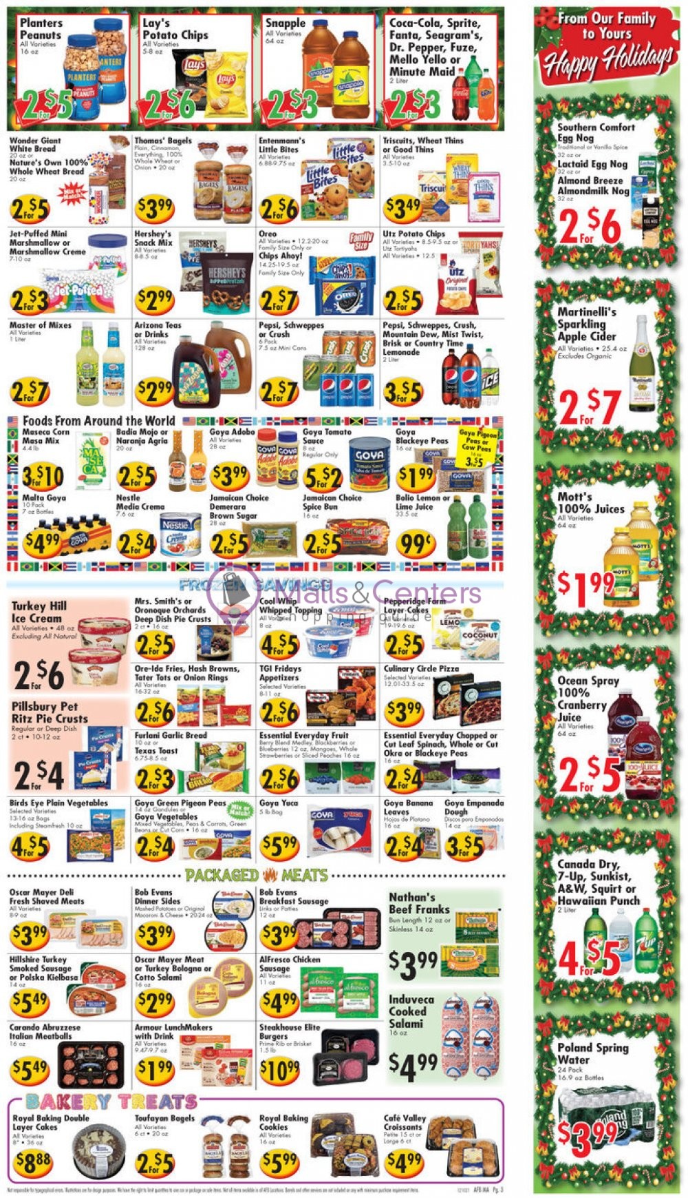America s Food Basket Weekly Ad Valid From 12 10 2021 To 12 25 2021 