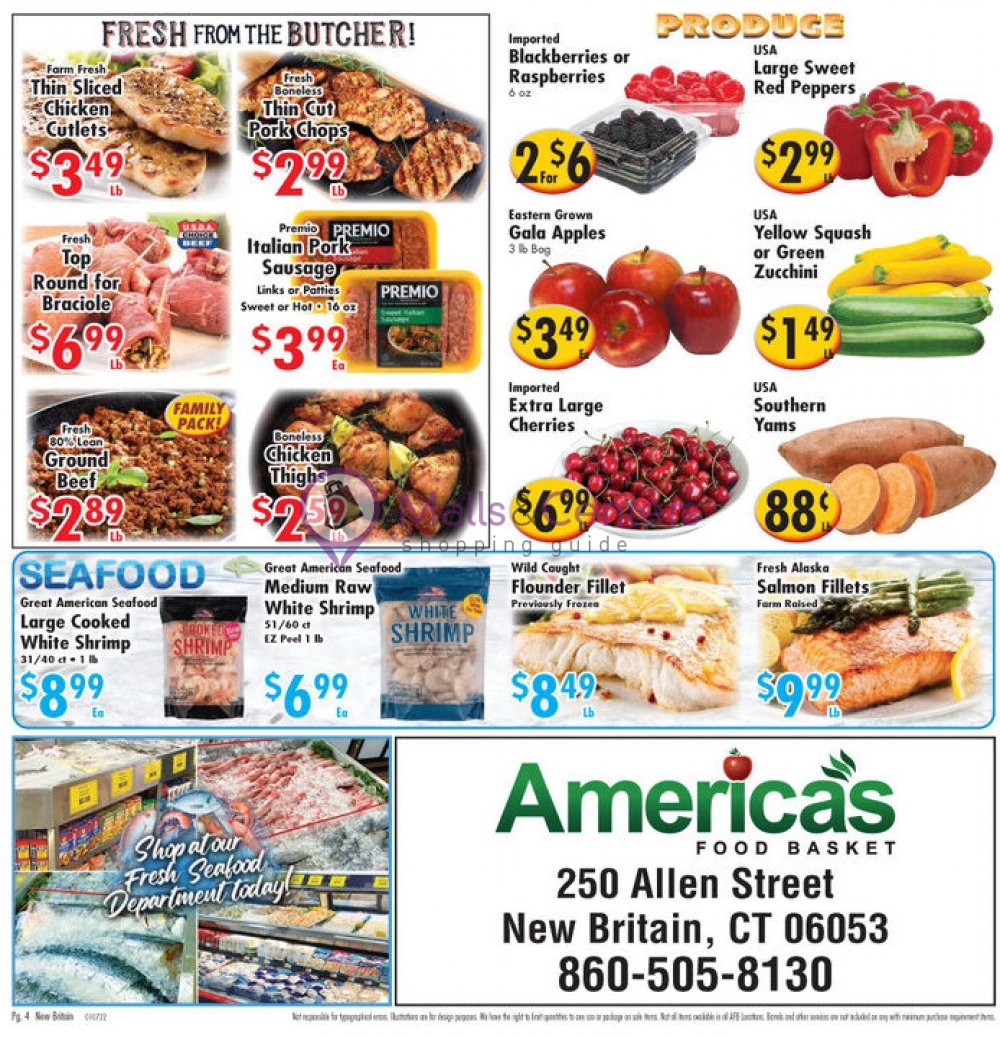 America s Food Basket Weekly Ad Valid From 01 07 2022 To 01 13 2022 