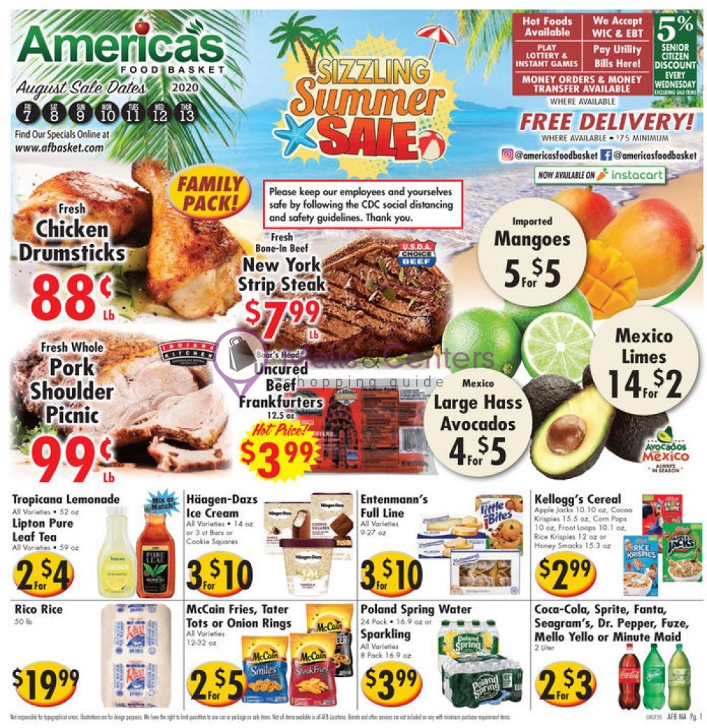 America's Food Basket Weekly Ad sales & flyers specials MallsCenters