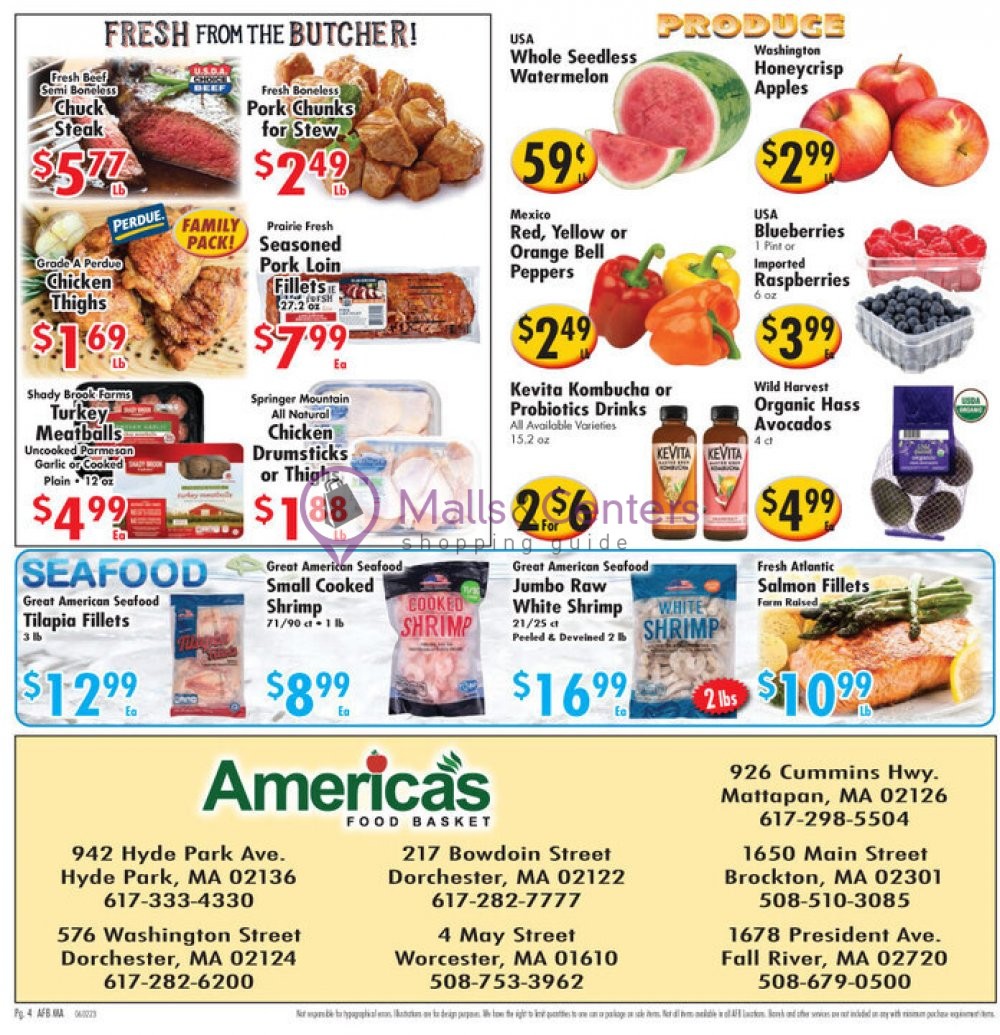 America's Food Basket Weekly ad valid from 06/02/2023 to 06/08/2023 MallsCenters