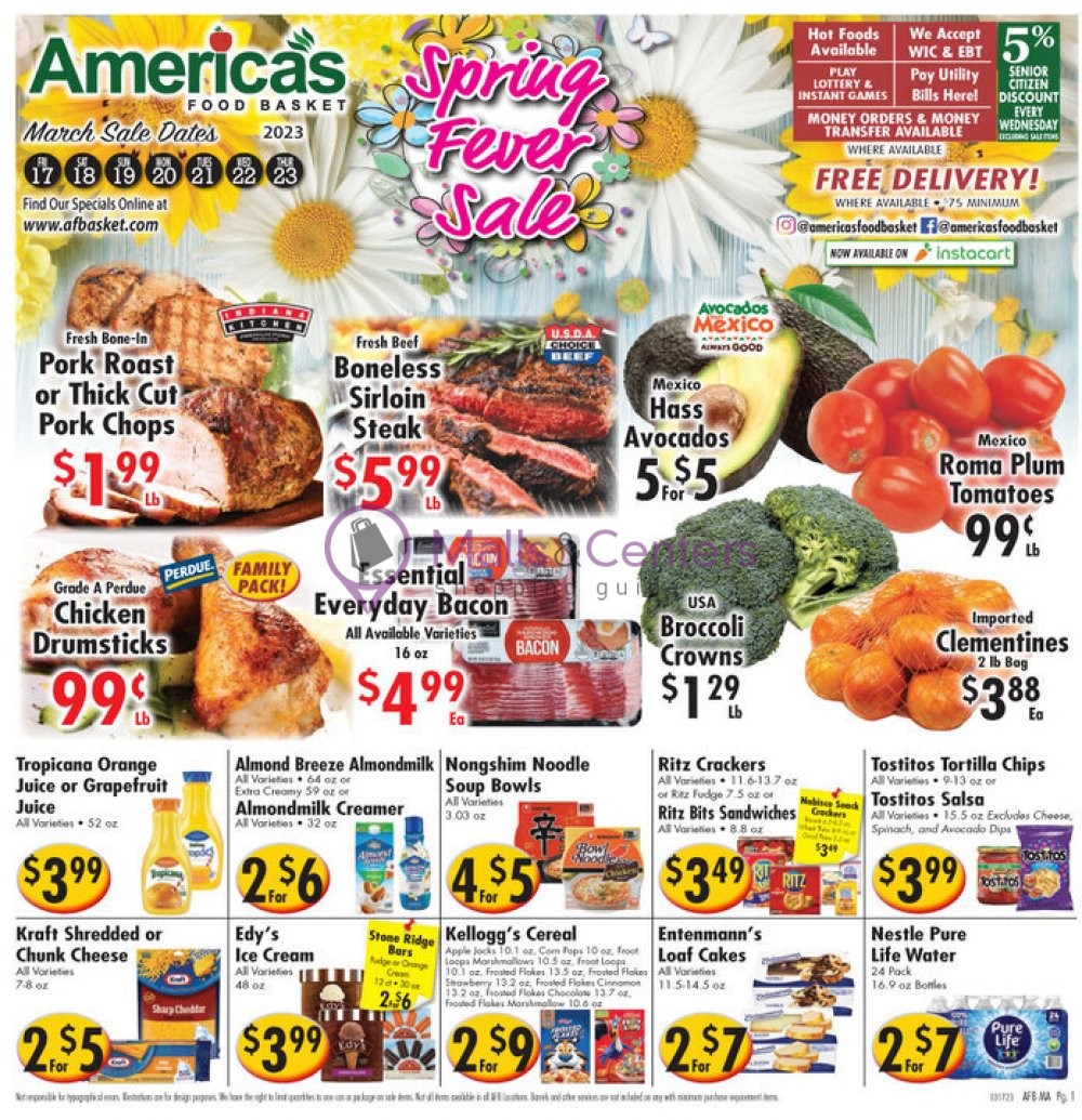America's Food Basket Weekly ad valid from 03/17/2023 to 03/23/2023