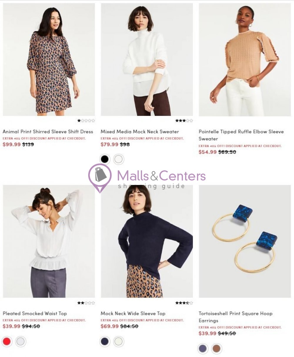 Ann Taylor Weekly Ad sales & flyers specials MallsCenters