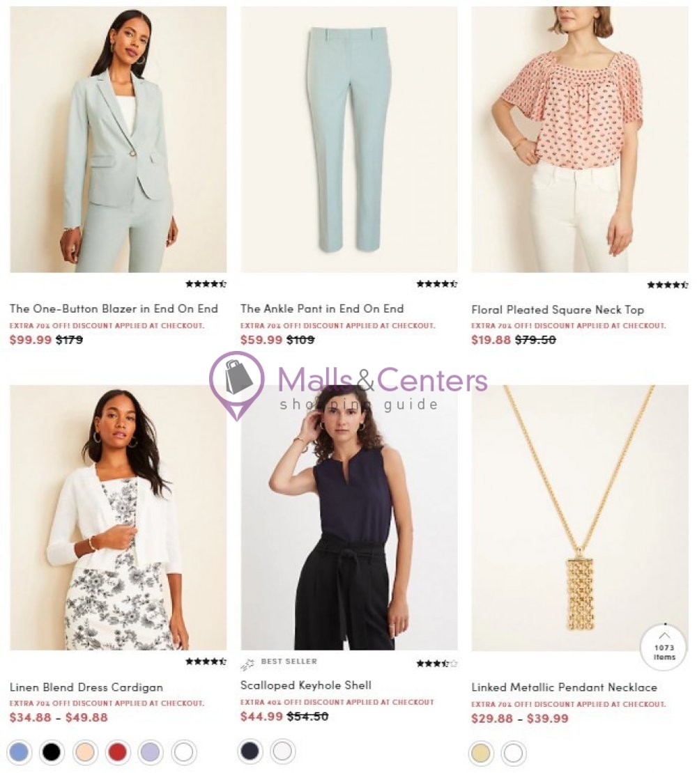 Ann Taylor Weekly Ad sales & flyers specials MallsCenters