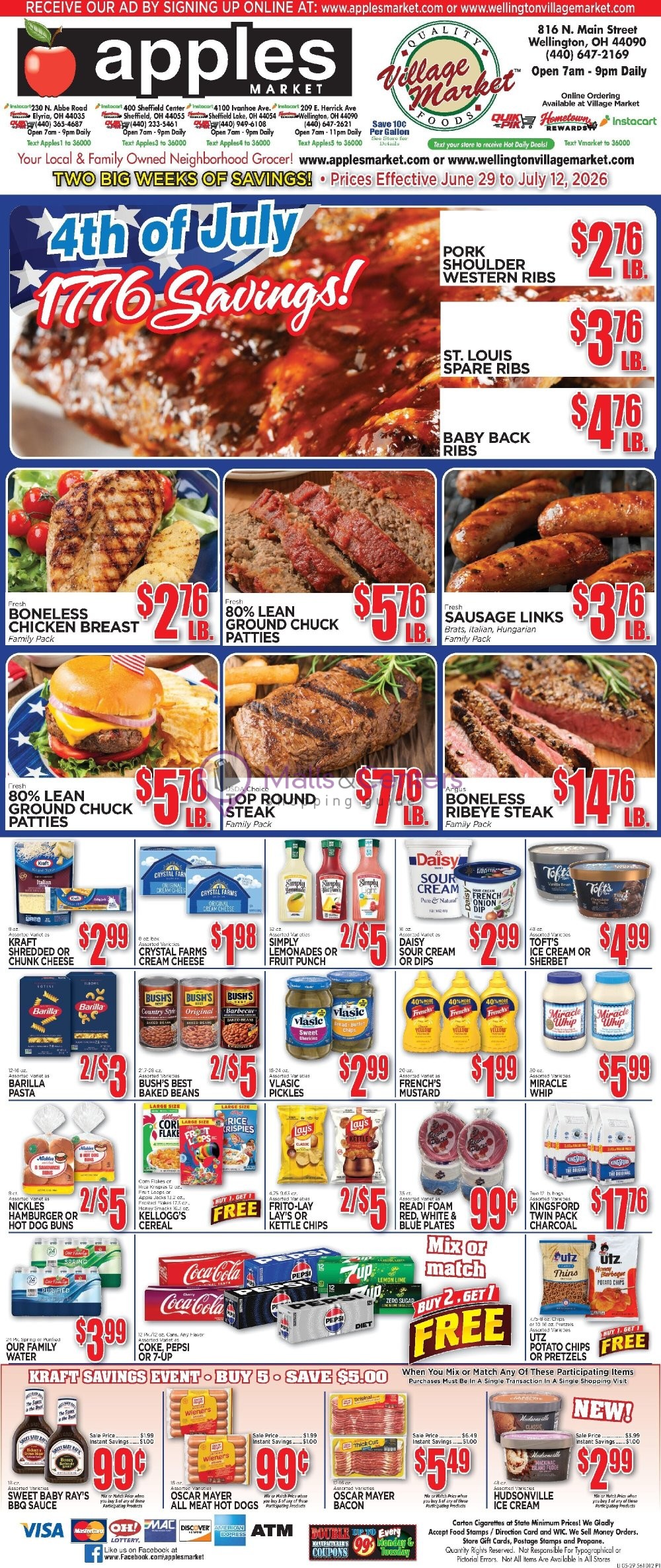 Weekly ad for Apples Market valid: 06/29/2026 - 07/12/2026, page 1