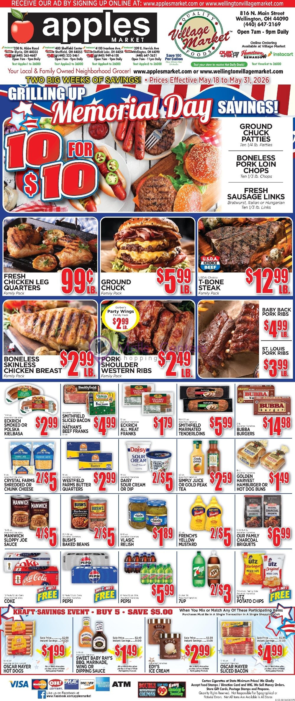 Weekly ad for Apples Market valid: 05/18/2026 - 05/31/2026, page 1