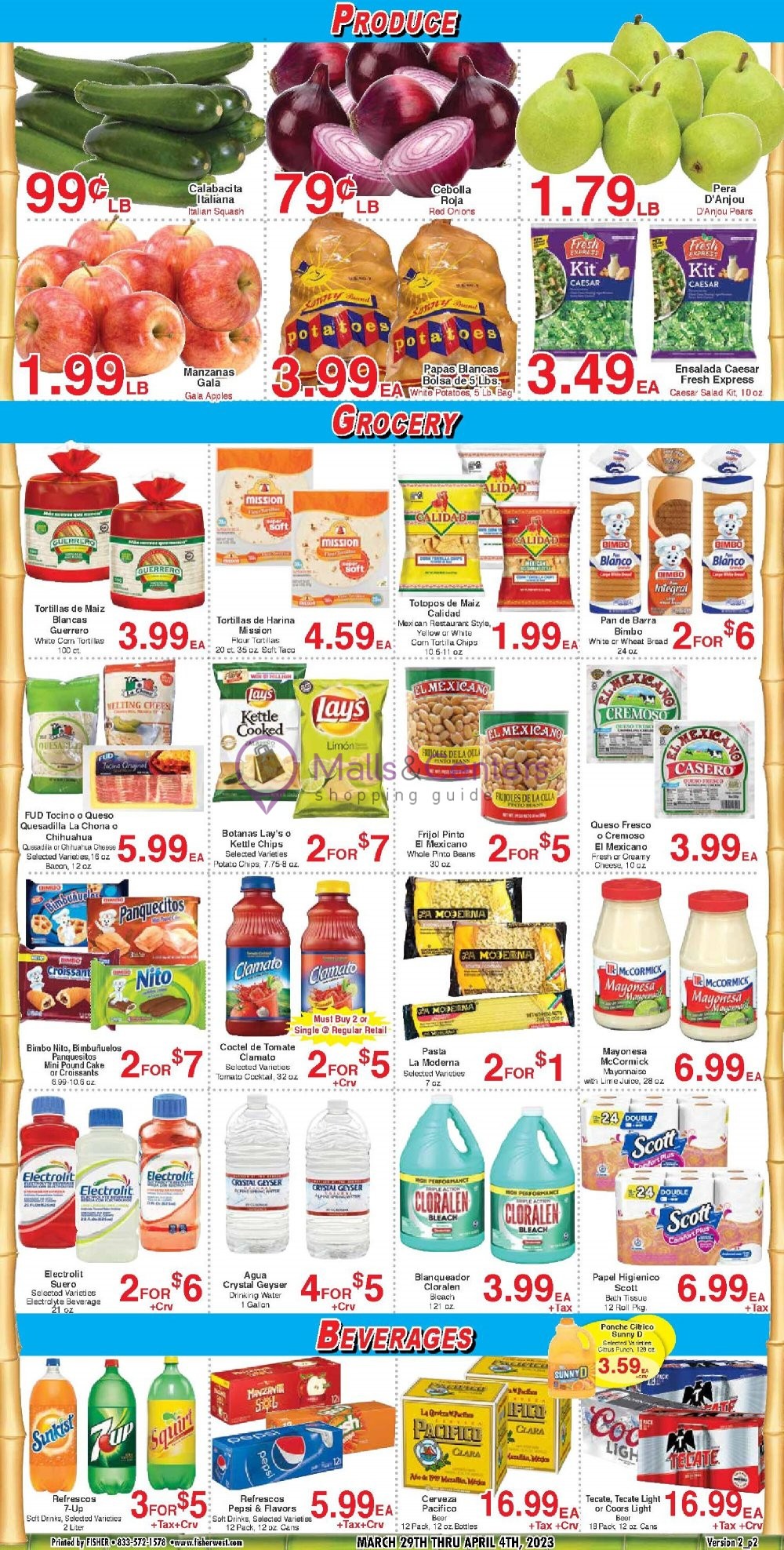 Arteagas Food Center Weekly ad valid from 03/29/2023 to 04/04/2023