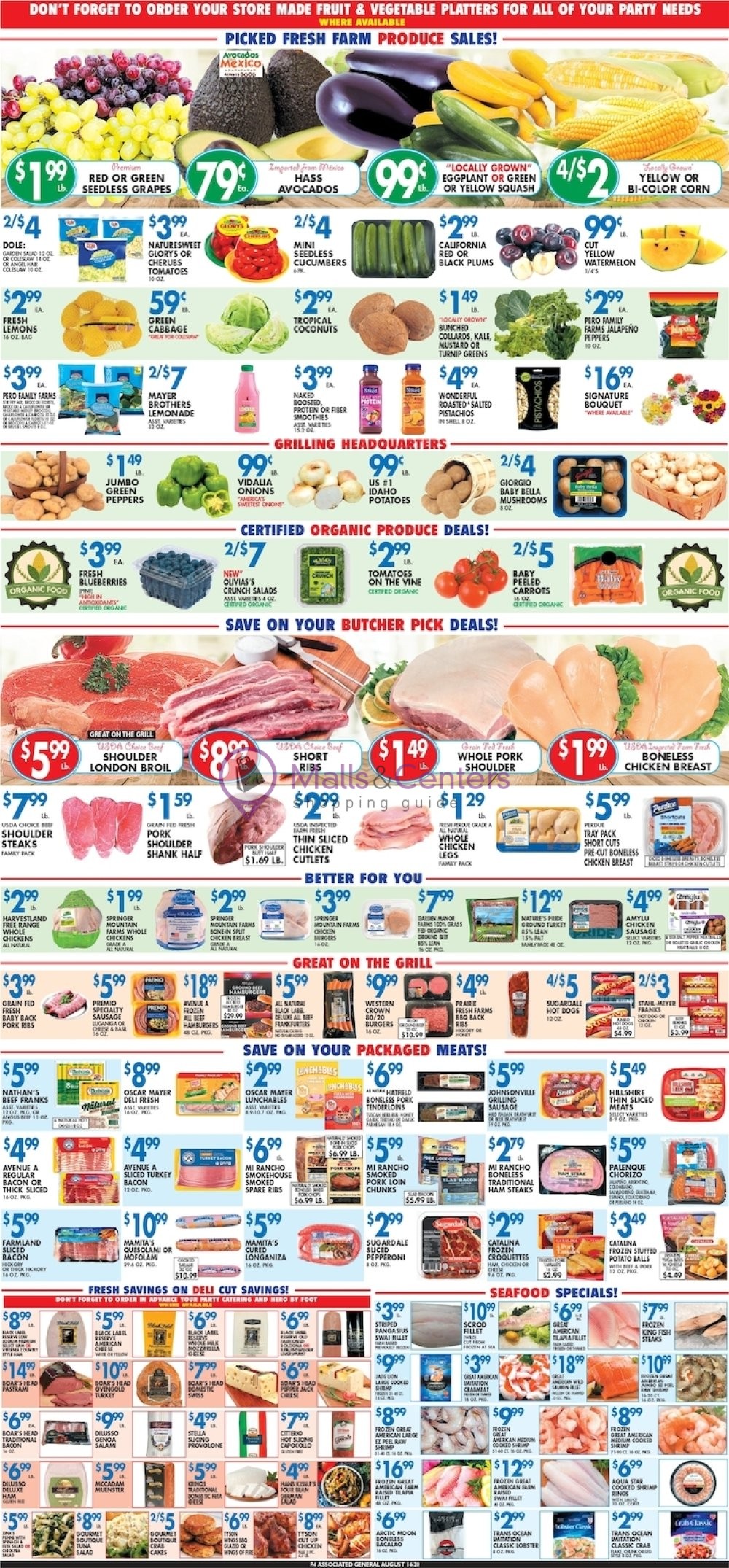Weekly ad for Associated Supermarkets valid: 08/15/2026 - 08/20/2026, page 4
