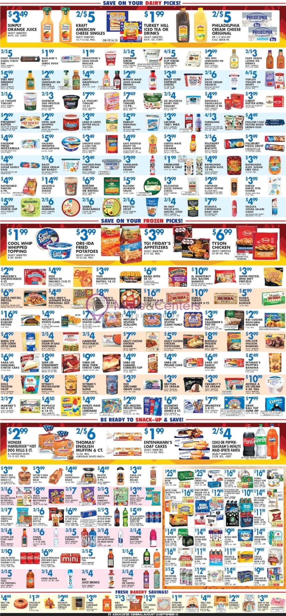 Weekly ad for Associated Supermarkets valid: 08/24/2026 - 09/02/2026, page 3