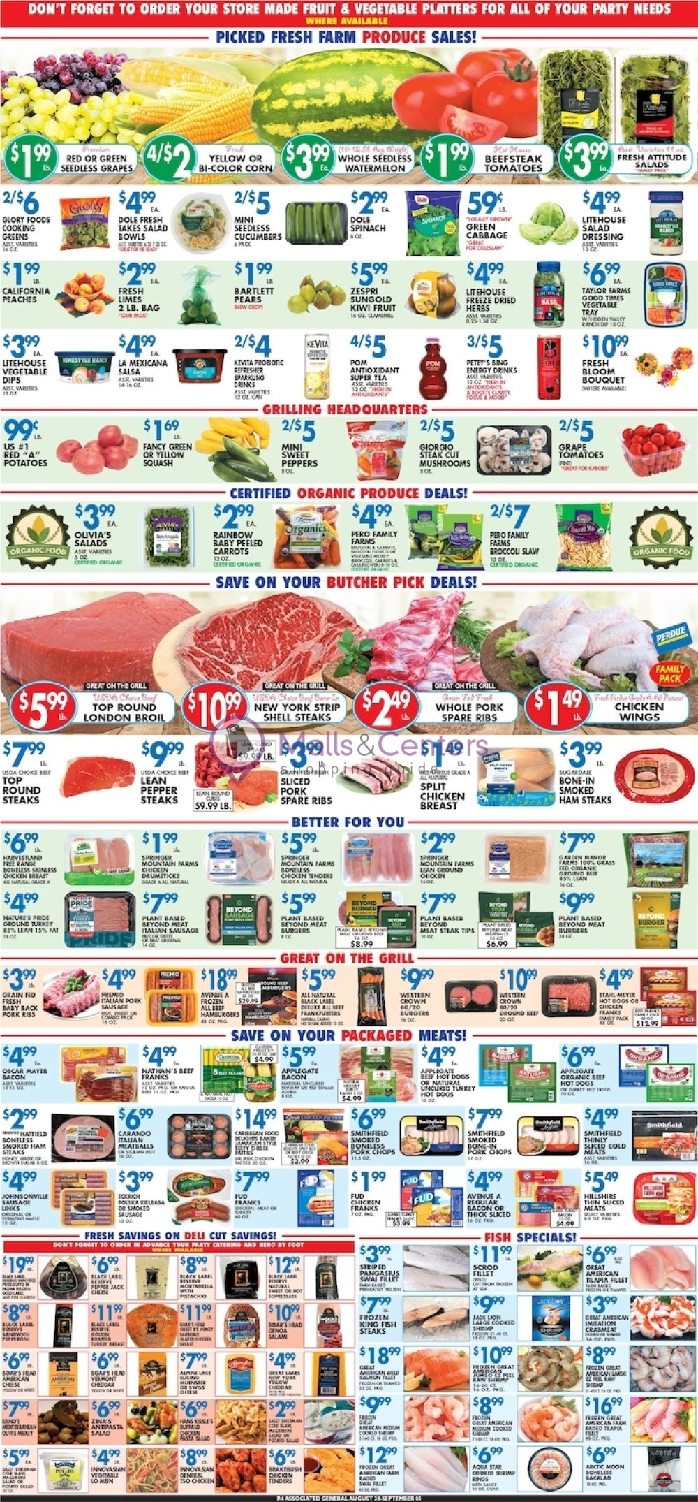 Weekly ad for Associated Supermarkets valid: 08/24/2026 - 09/02/2026, page 4