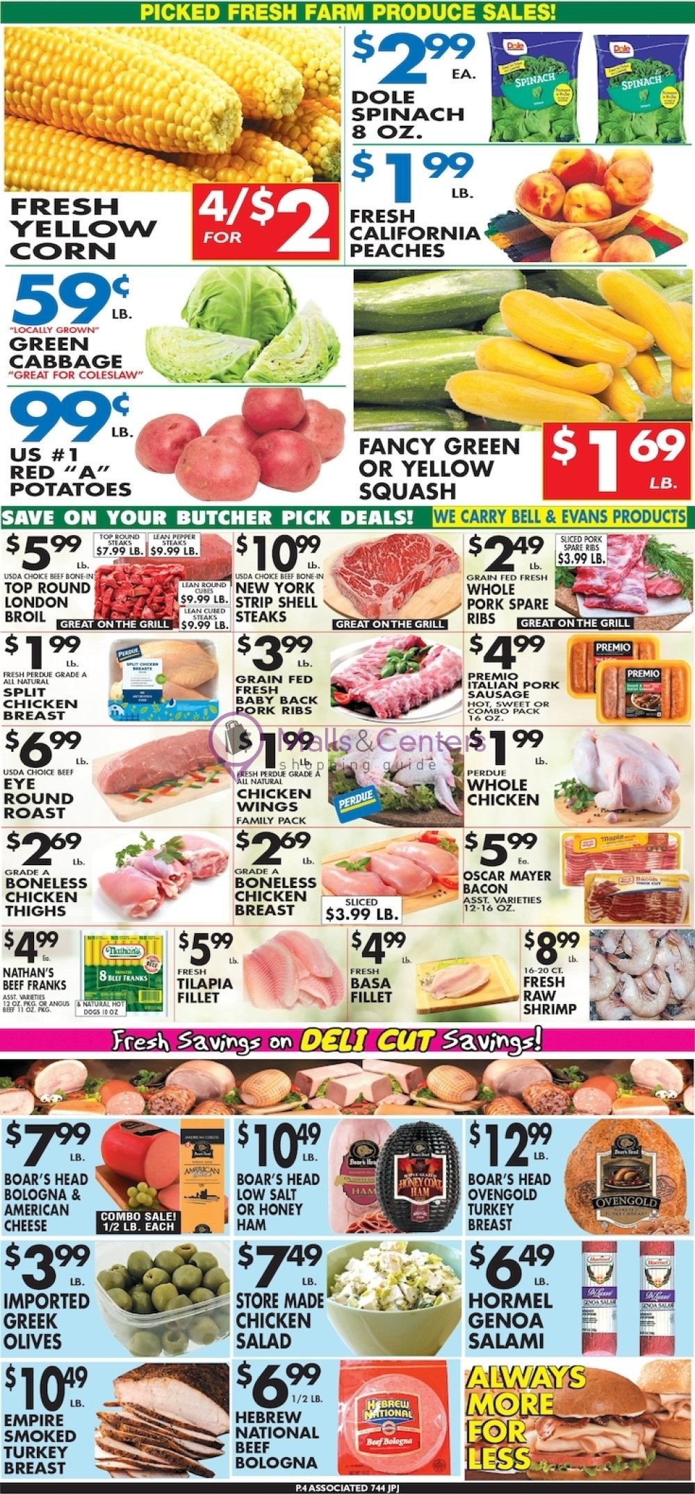 Weekly ad for Associated Supermarkets valid: 08/28/2026 - 09/01/2026, page 4