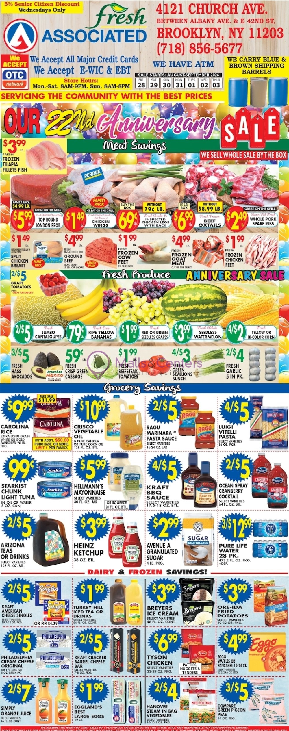Weekly ad for Associated Supermarkets valid: 08/28/2026 - 09/02/2026, page 1