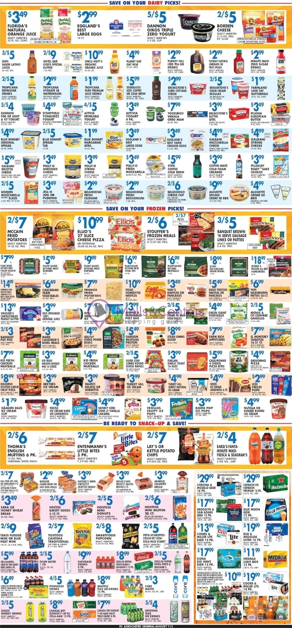 Weekly ad for Associated Supermarkets valid: 08/07/2026 - 08/13/2026, page 3