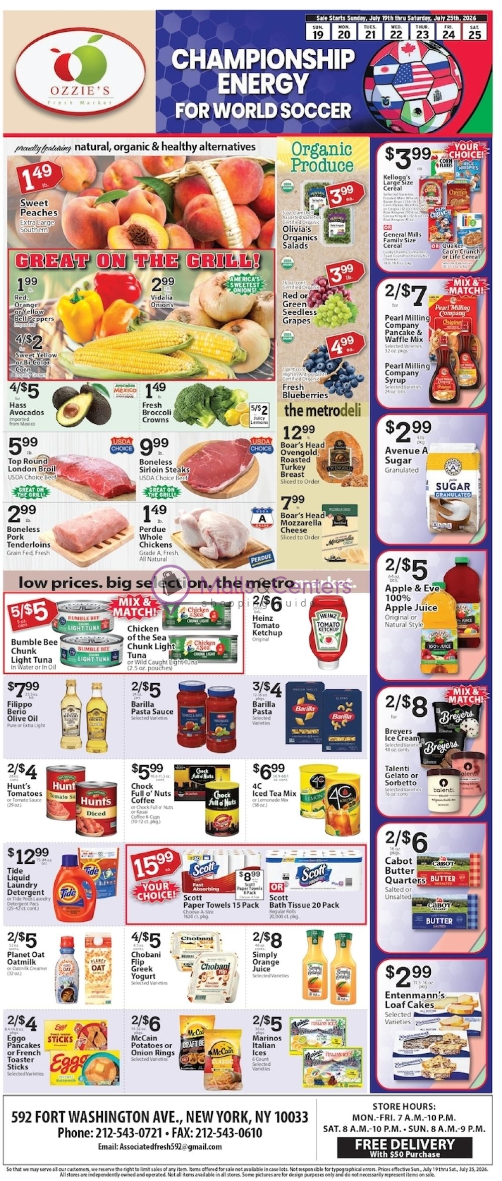 Weekly ad for Associated Supermarkets valid: 07/19/2026 - 07/26/2026, page 1