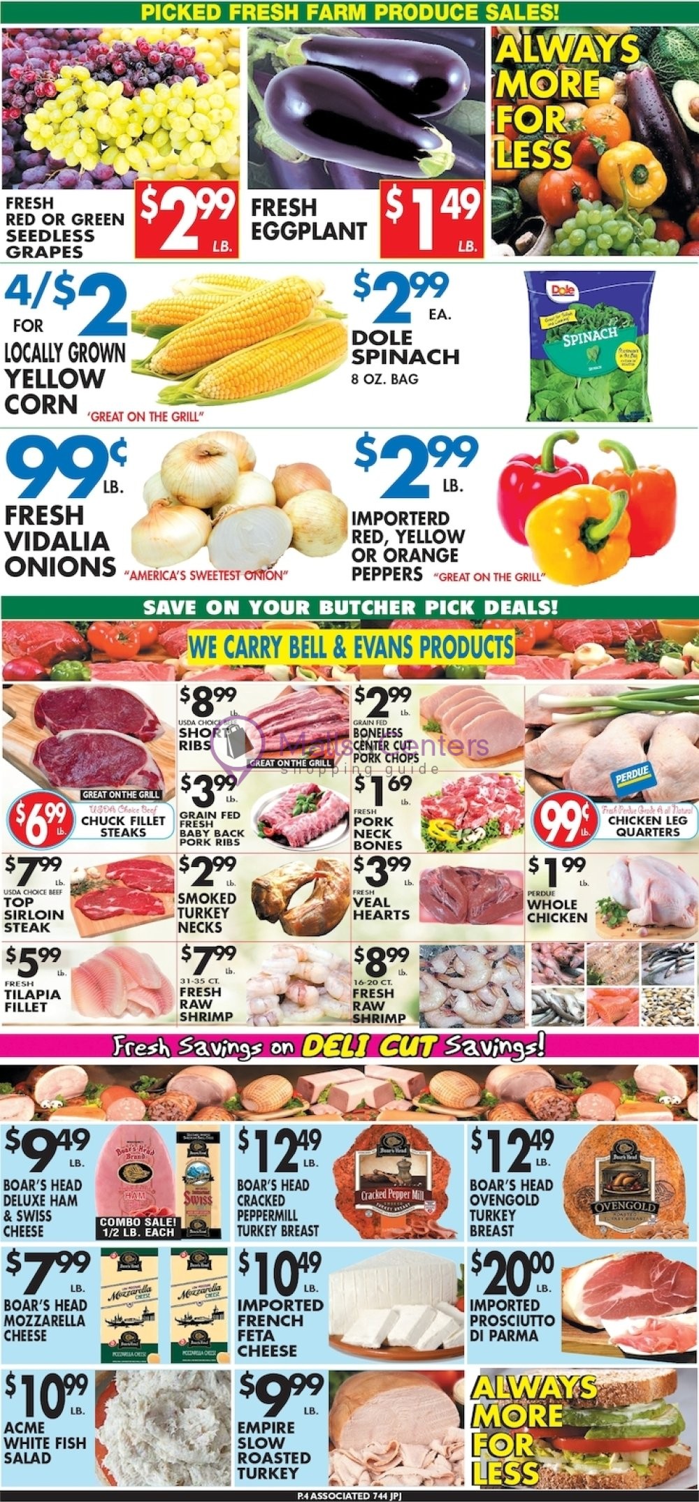 Weekly ad for Associated Supermarkets valid: 07/22/2026 - 07/22/2026, page 4