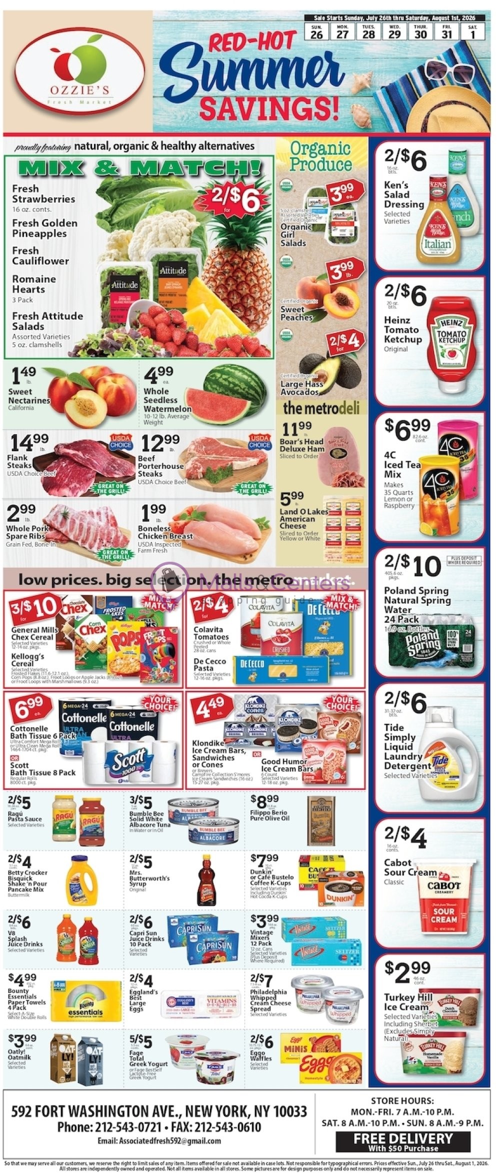 Weekly ad for Associated Supermarkets valid: 07/31/2026 - 08/07/2026, page 1