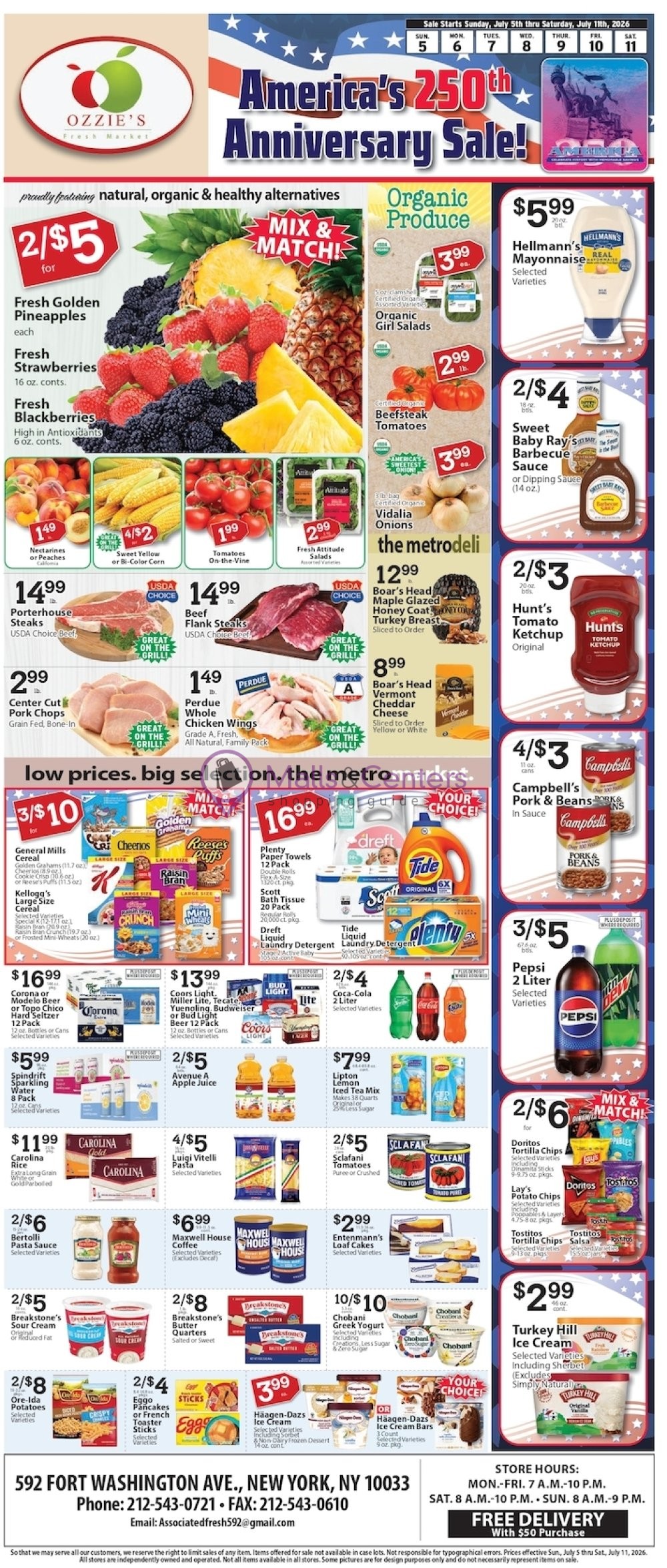 Weekly ad for Associated Supermarkets valid: 07/08/2026 - 07/10/2026, page 1