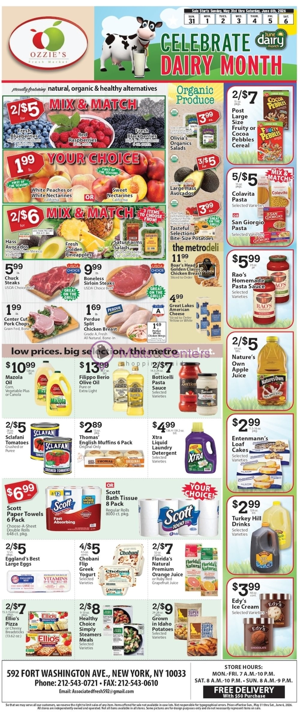Weekly ad for Associated Supermarkets valid: 06/01/2026 - 06/30/2026, page 1