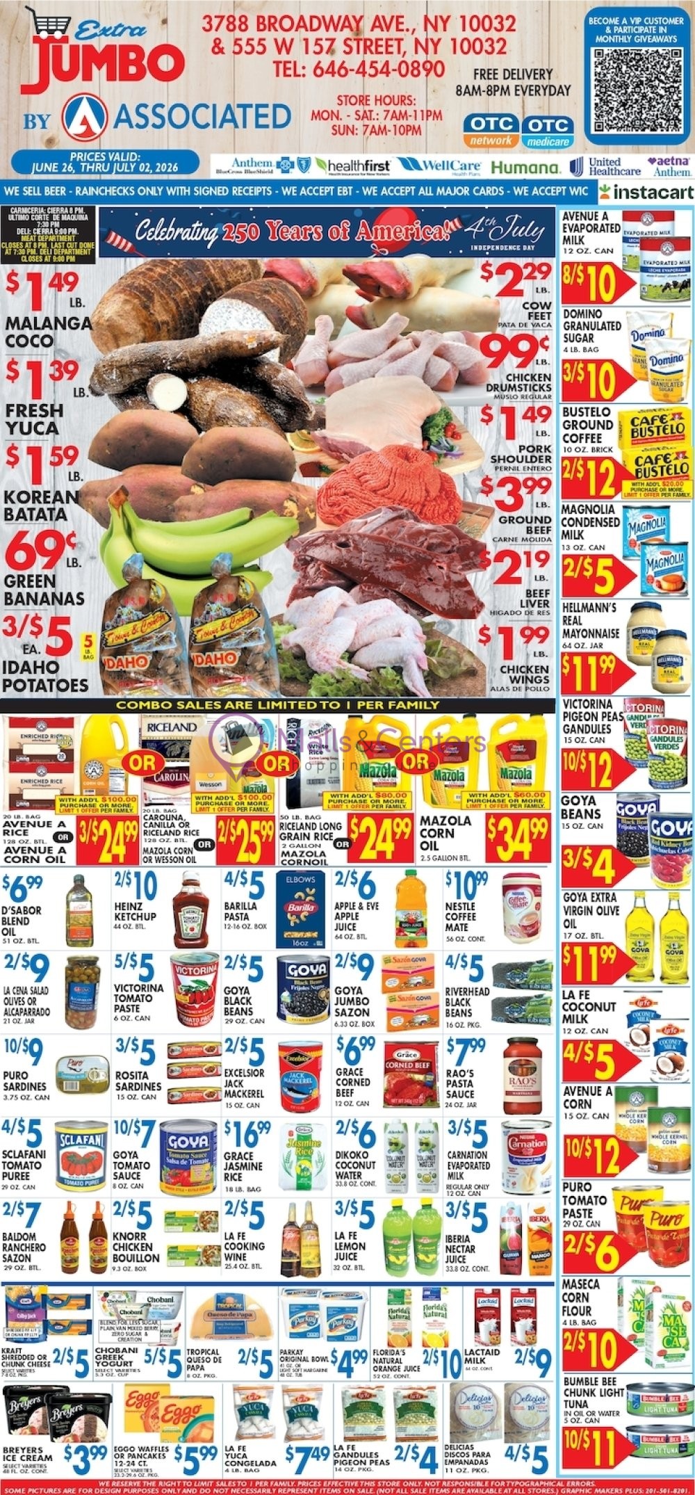 Weekly ad for Associated Supermarkets valid: 06/23/2026 - 06/29/2026, page 1