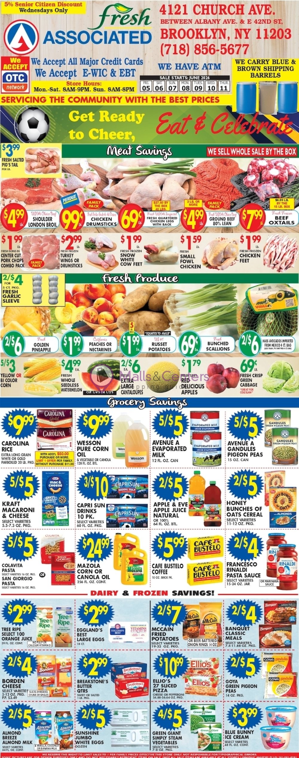Weekly ad for Associated Supermarkets valid: 06/05/2026 - 06/11/2026, page 1