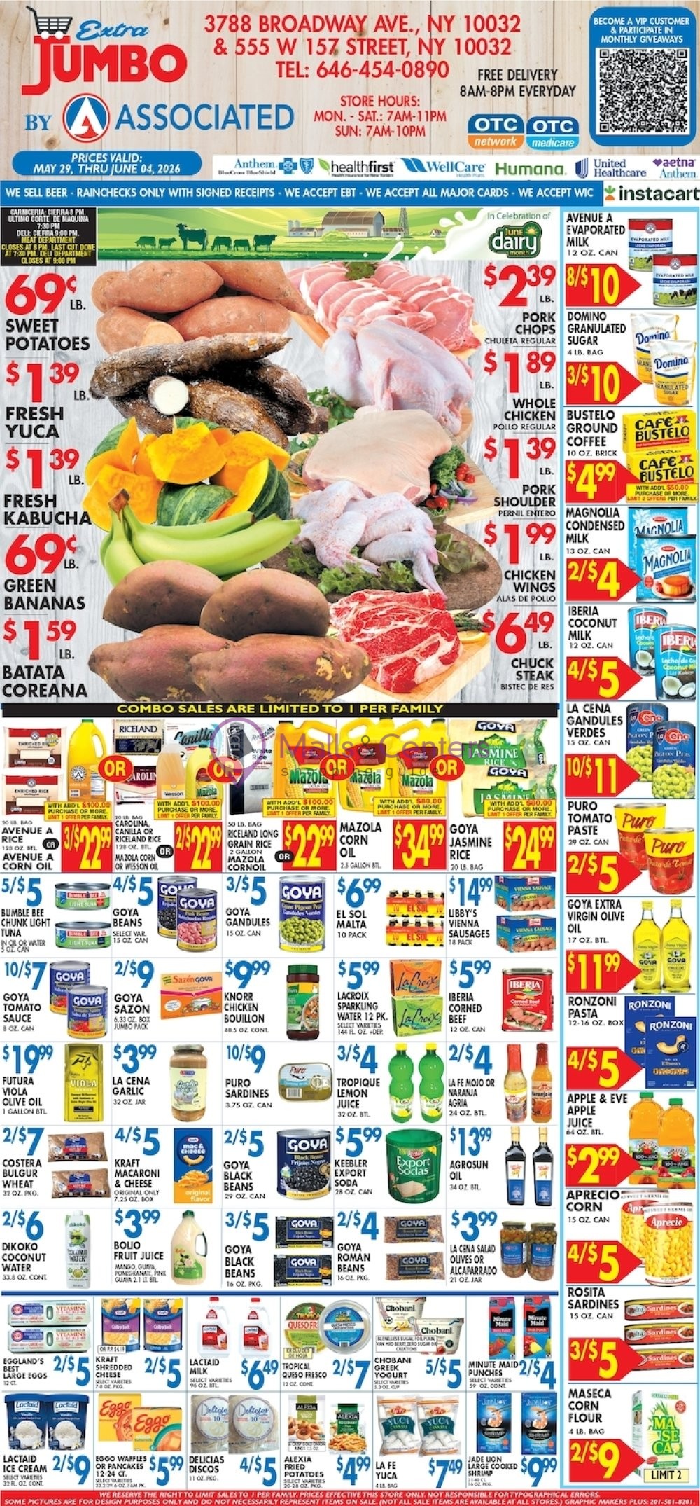 Weekly ad for Associated Supermarkets valid: 05/25/2026 - 05/31/2026, page 1