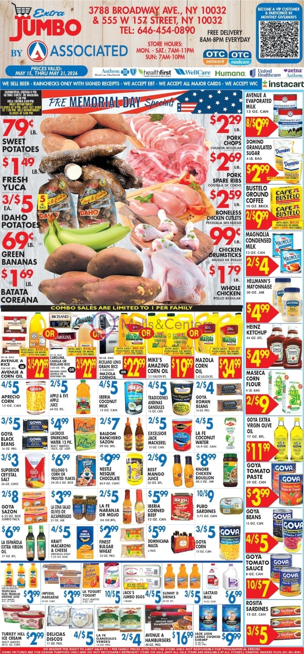 Weekly ad for Associated Supermarkets valid: 05/26/2026 - 05/27/2026, page 1