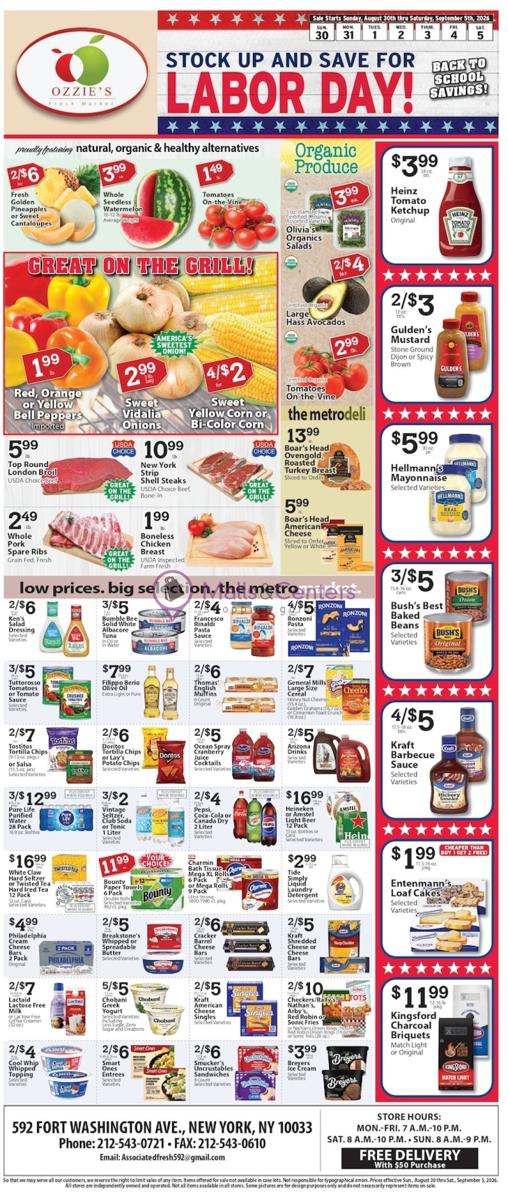 Weekly ad for Associated Supermarkets valid: 09/01/2026 - 09/07/2026, page 1