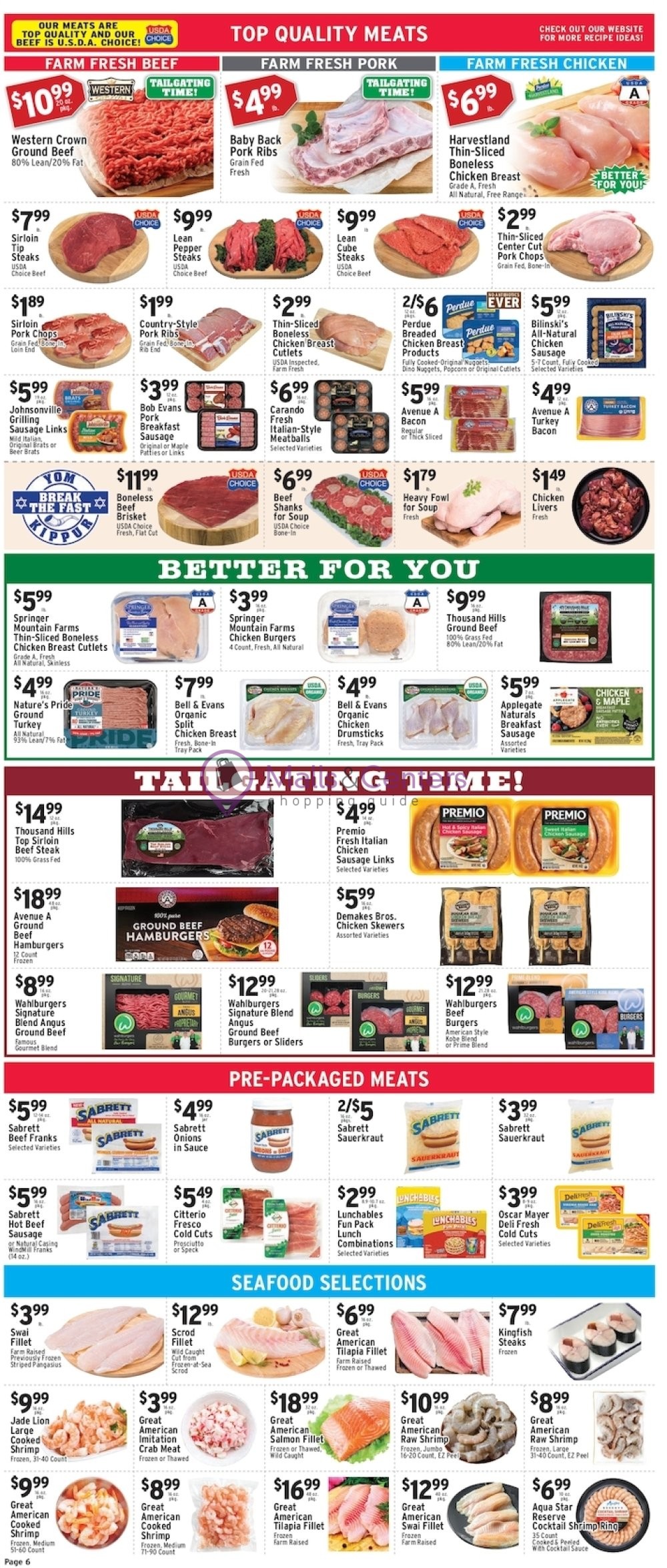 Weekly ad for Associated Supermarkets valid: 09/14/2026 - 09/20/2026, page 6