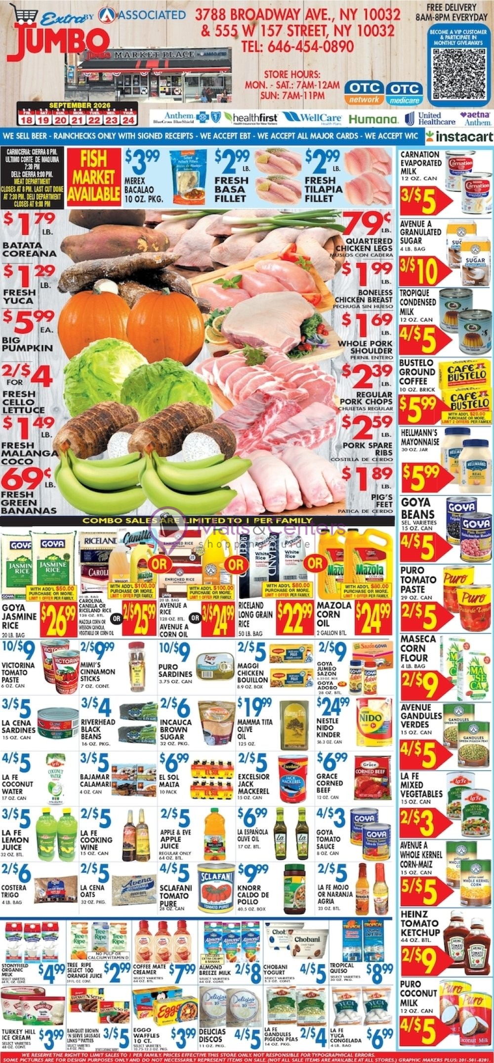 Weekly ad for Associated Supermarkets valid: 09/17/2026 - 09/23/2026, page 1