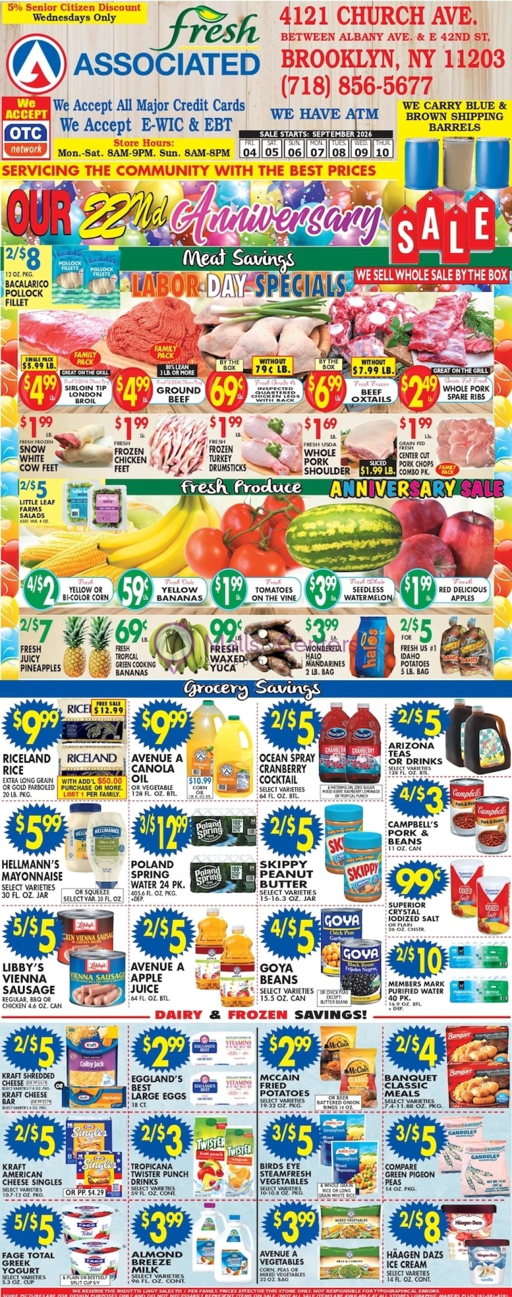 Weekly ad for Associated Supermarkets valid: 09/02/2026 - 09/06/2026, page 1