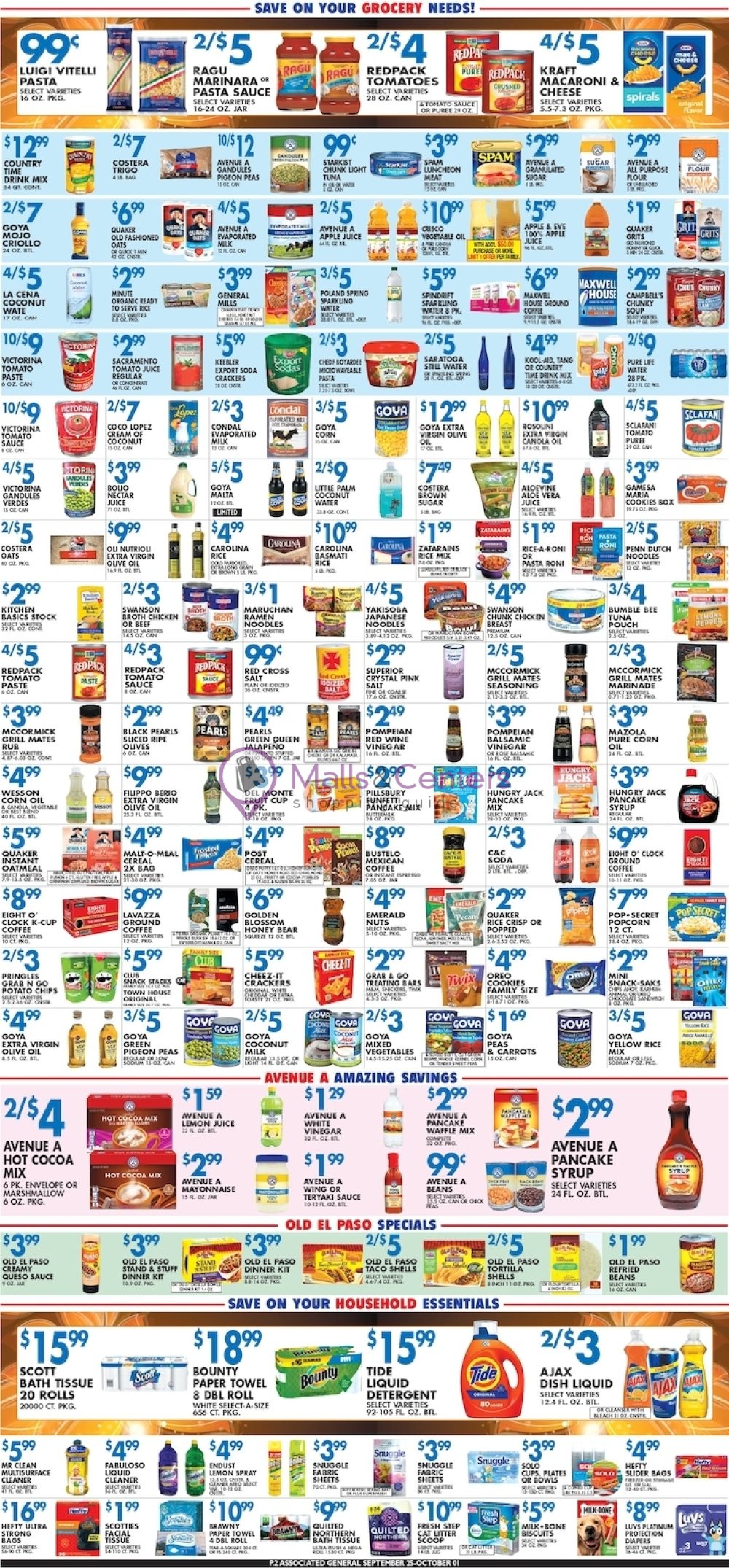 Weekly ad for Associated Supermarkets valid: 09/25/2026 - 10/01/2026, page 2