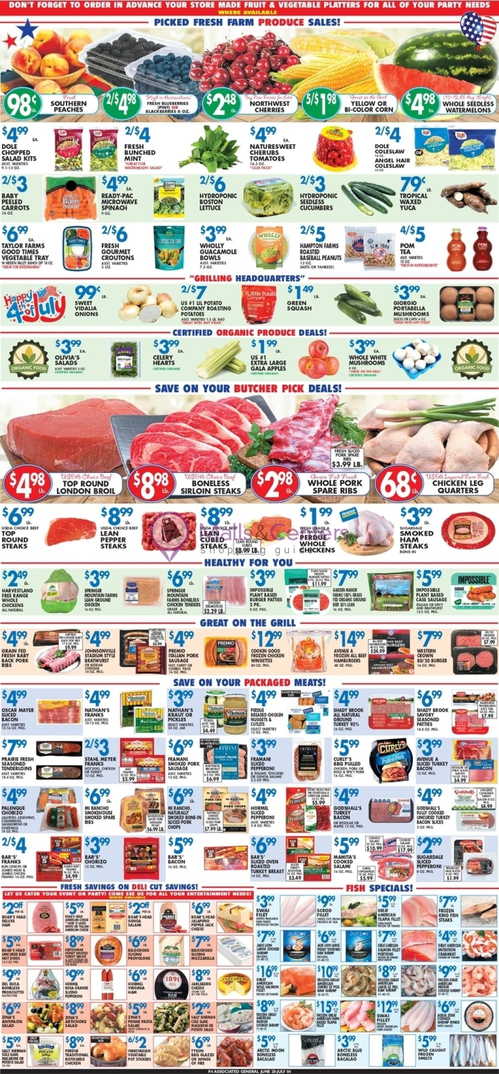 Weekly ad for Associated Supermarkets valid: 06/28/2024 - 07/04/2024, page 4